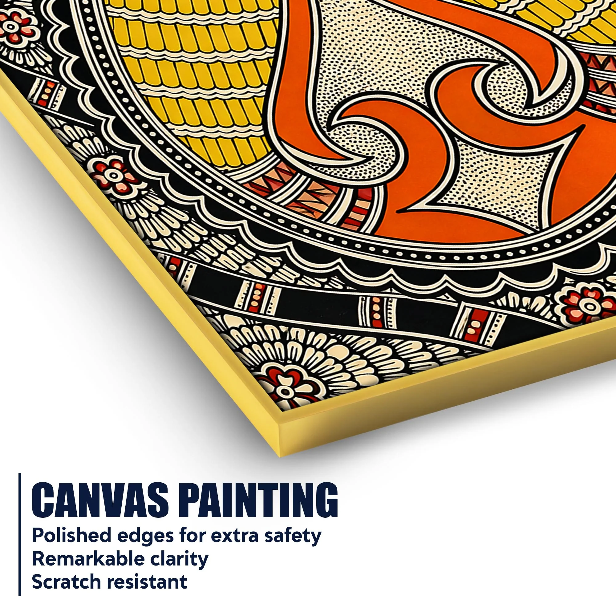 Decorative Madhubani Indian Wall Painting - Image 4