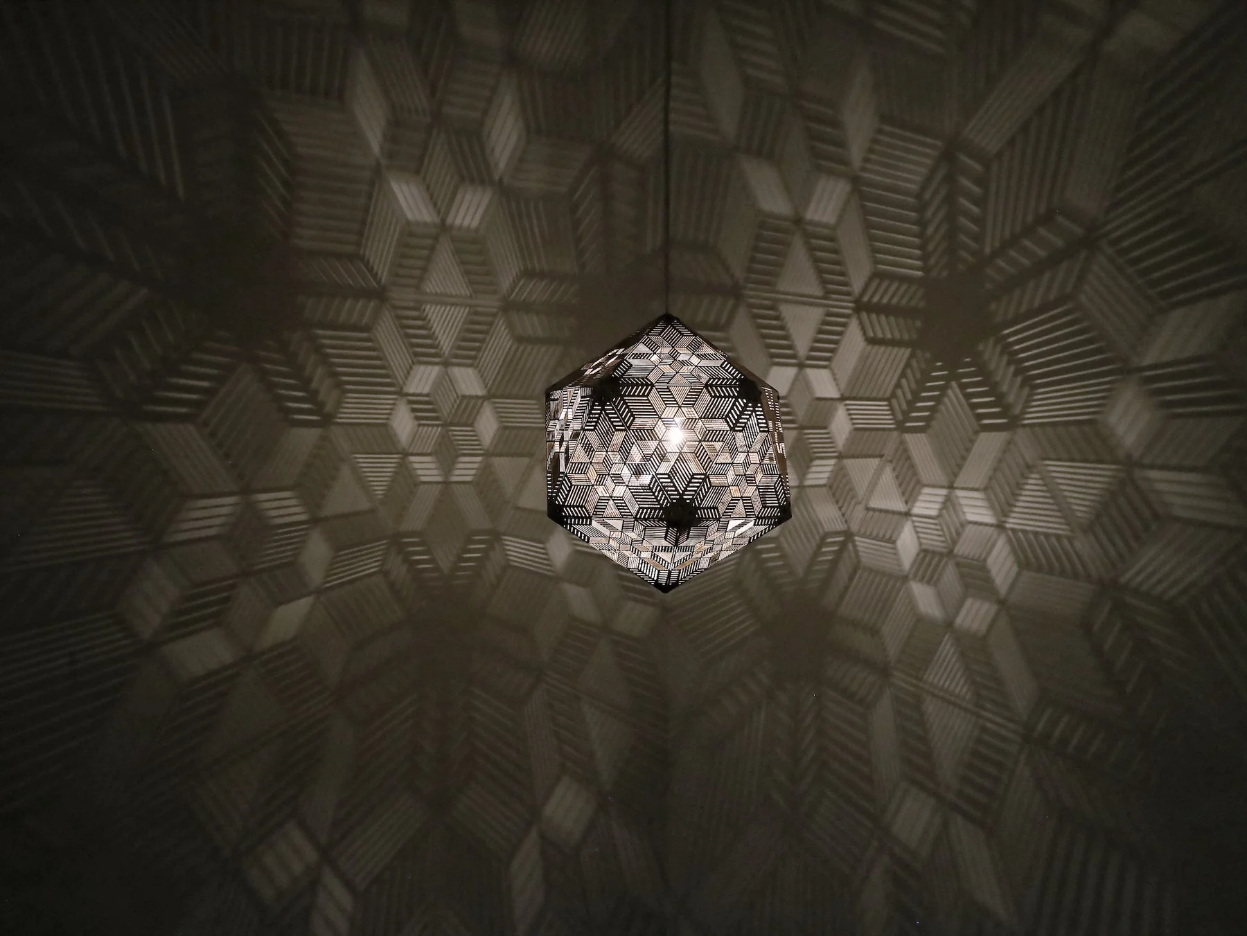 Decorative Shadow Pattern Ceiling Lamp - Image 10