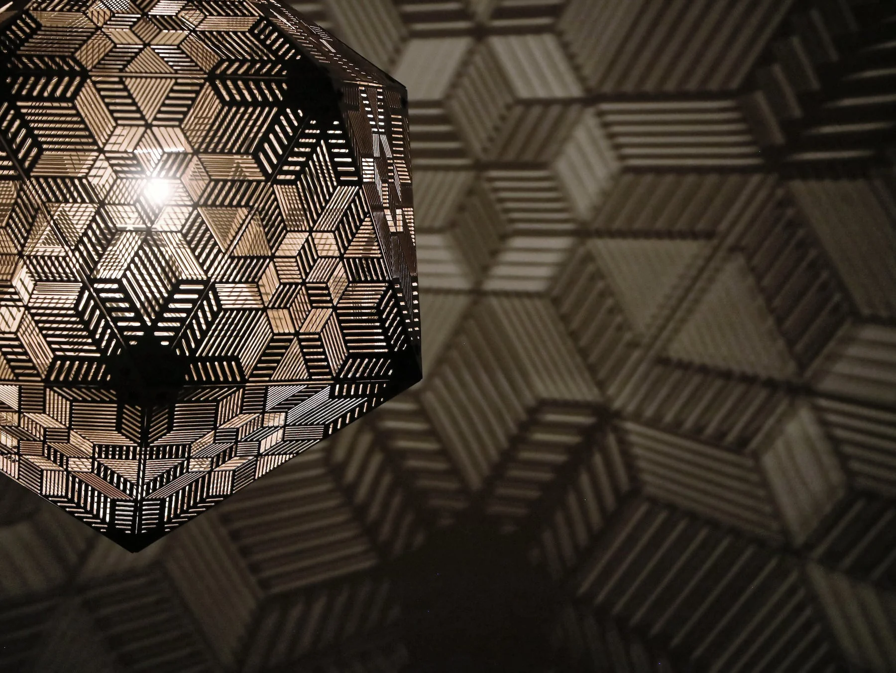 Decorative Shadow Pattern Ceiling Lamp - Image 11