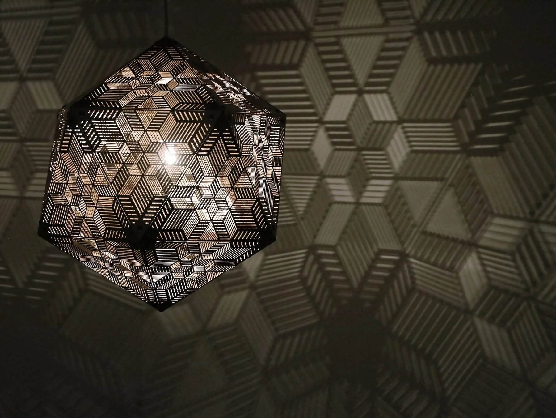 Decorative Shadow Pattern Ceiling Lamp - Image 6