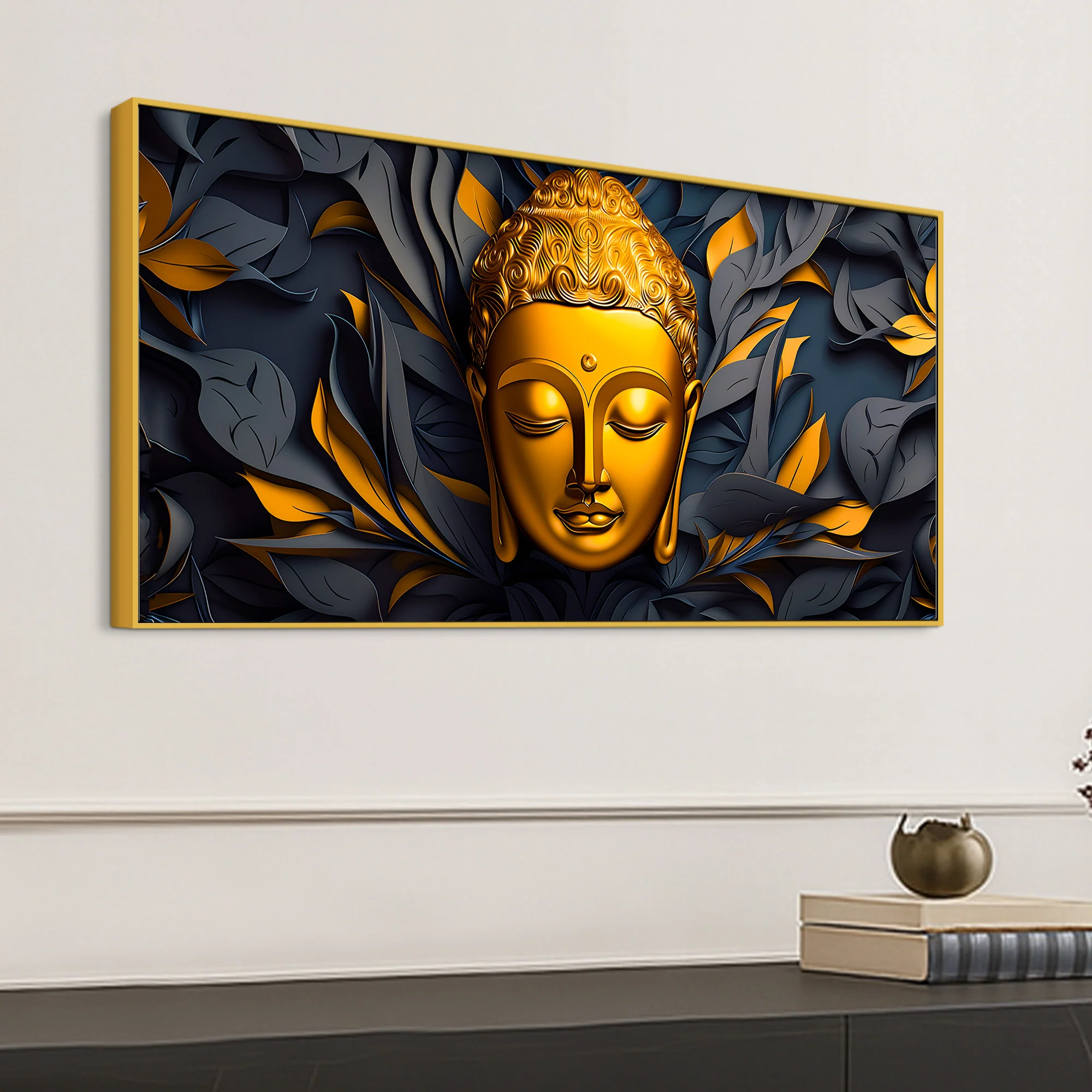 Designer Buddha Wall Painting for Luxury Décor - Image 5