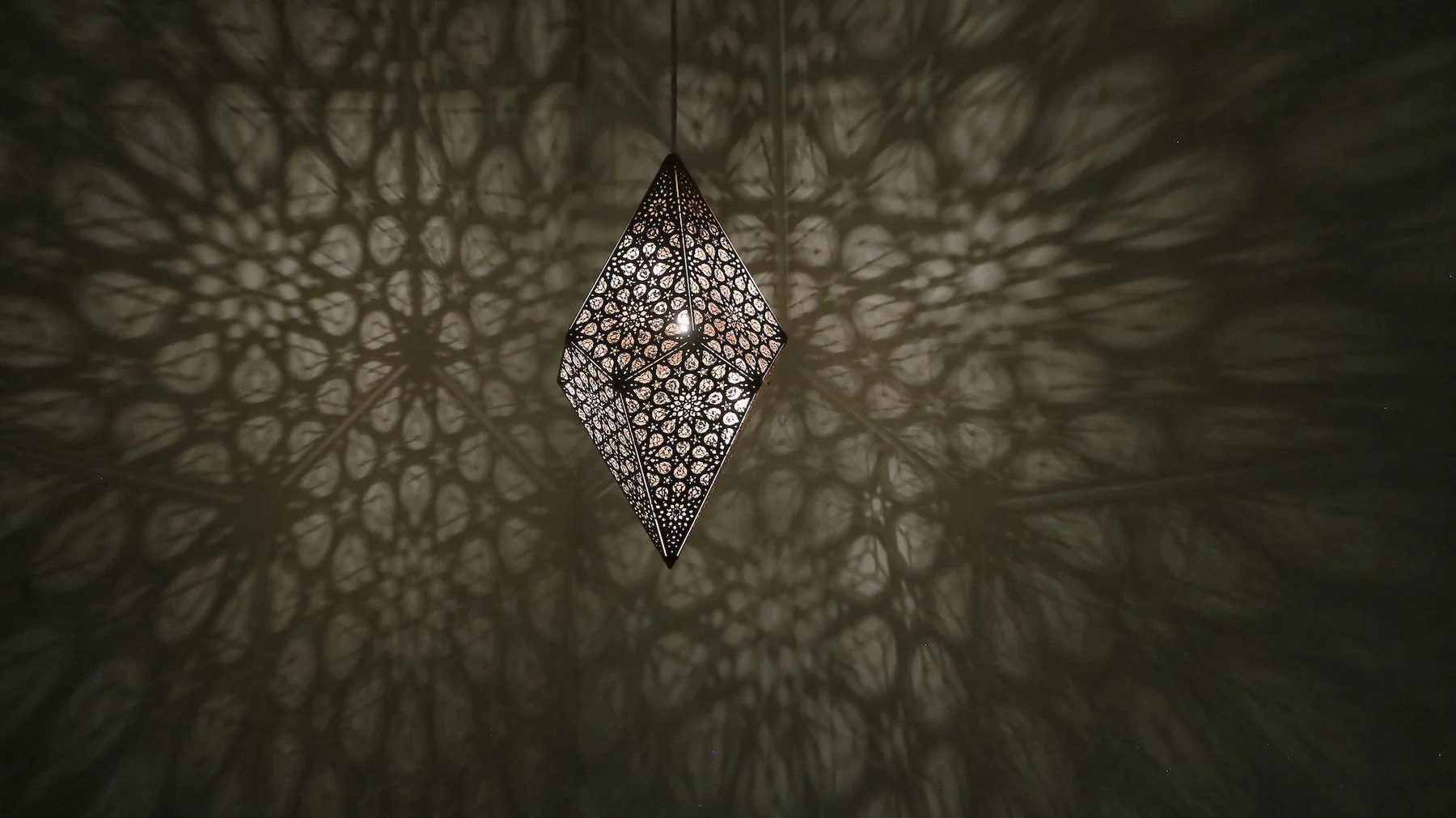 Designer Golden Hanging Lamp - Image 3