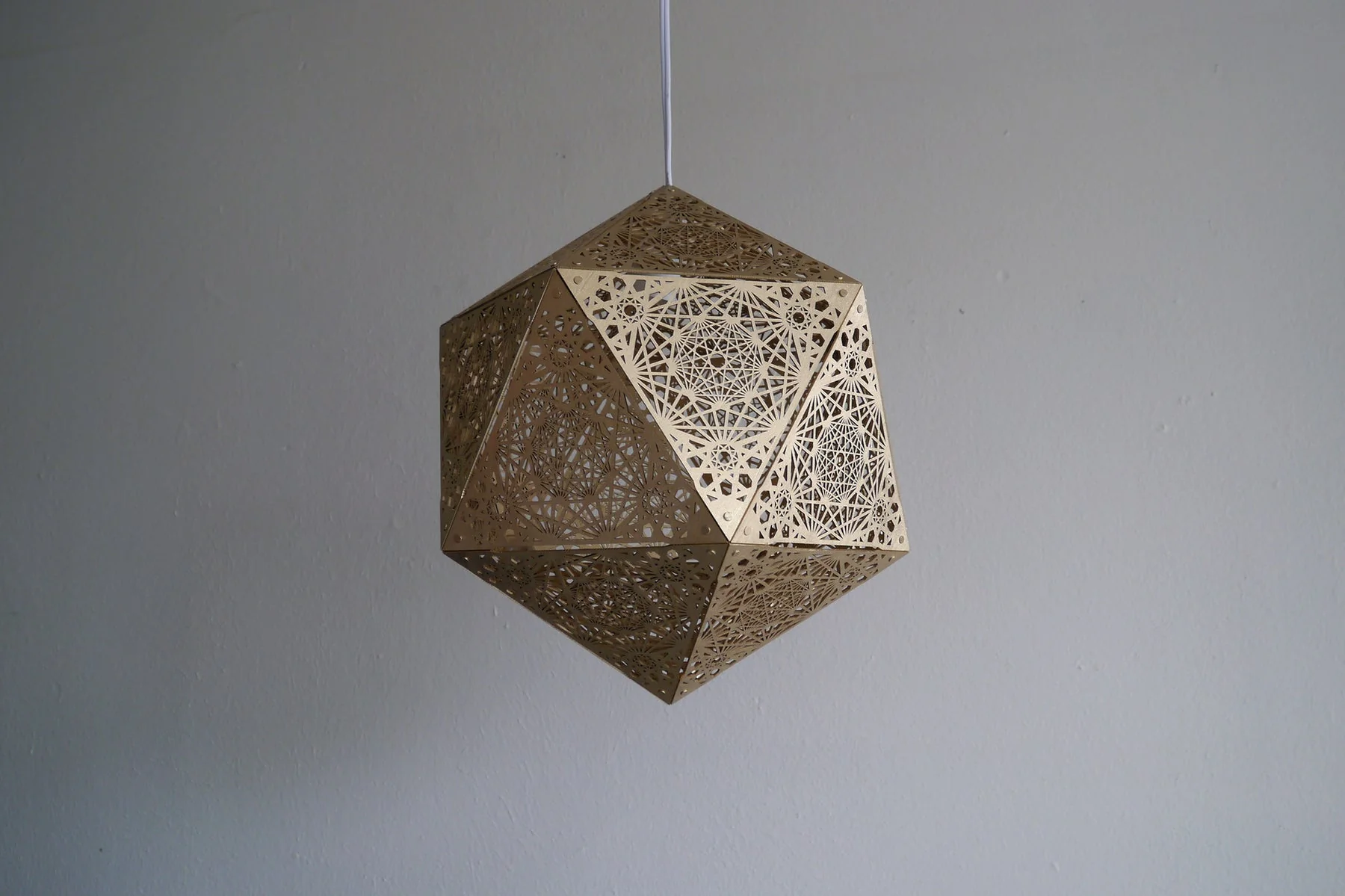 Designer Laser-Cut Pendant Light