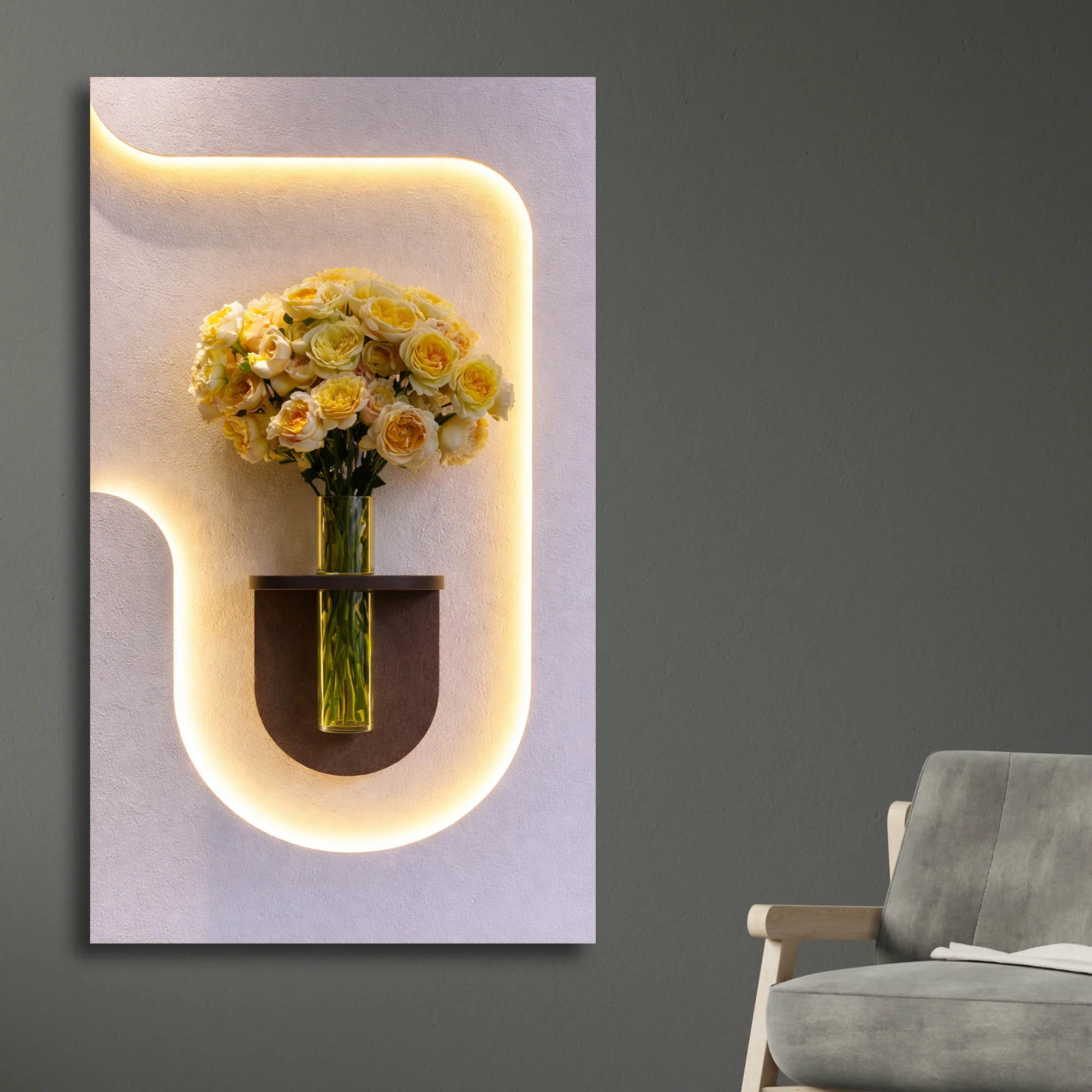 Designer LED Wall Art for Modern Interior Styling - Image 2