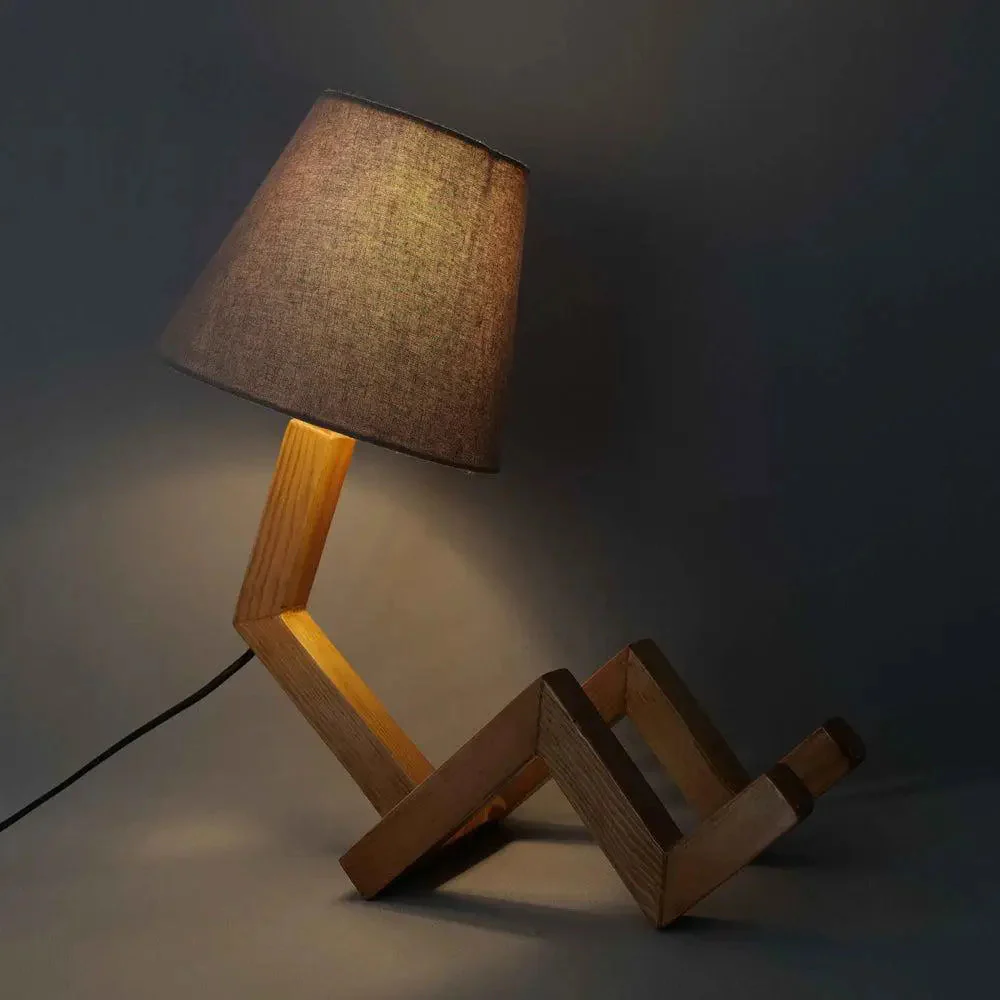 Designer Night Lamp Sitting Figurine Table Light for Bedroom For Home Decor | Living Room - Image 2
