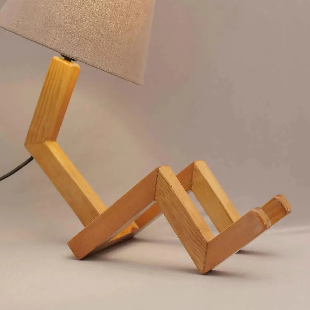 Designer Night Lamp Sitting Figurine Table Light for Bedroom For Home Decor | Living Room - Image 3