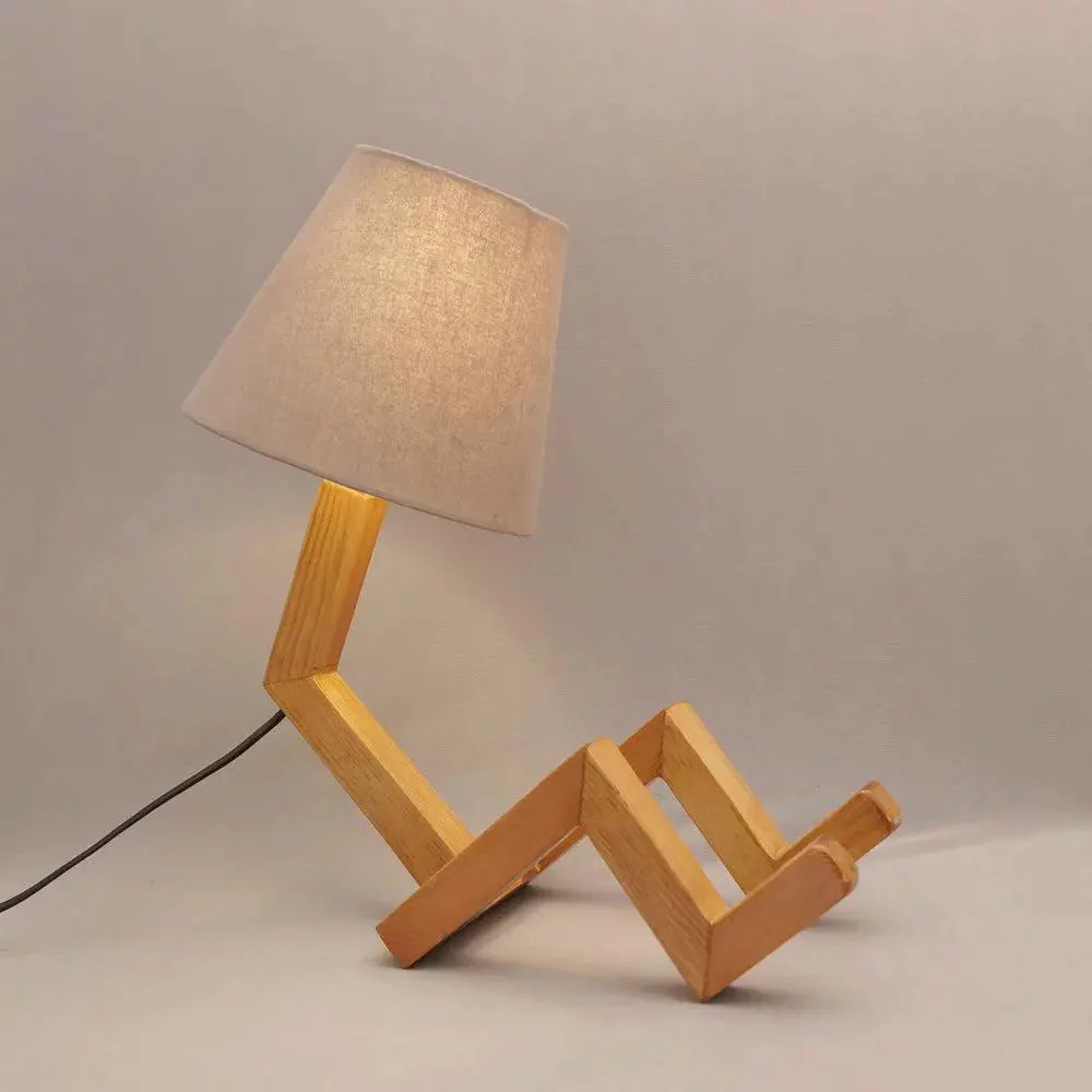 Designer Night Lamp Sitting Figurine Table Light for Bedroom For Home Decor | Living Room - Image 5
