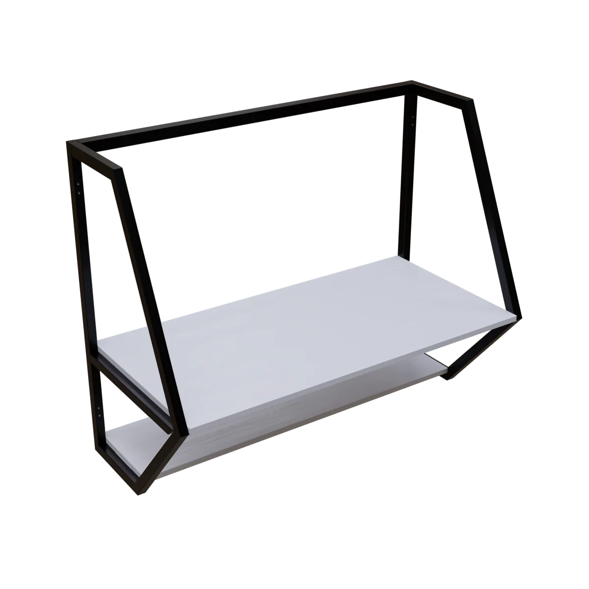 Designer Wooden Wall Mounted Desk for Books & Decor - Image 10