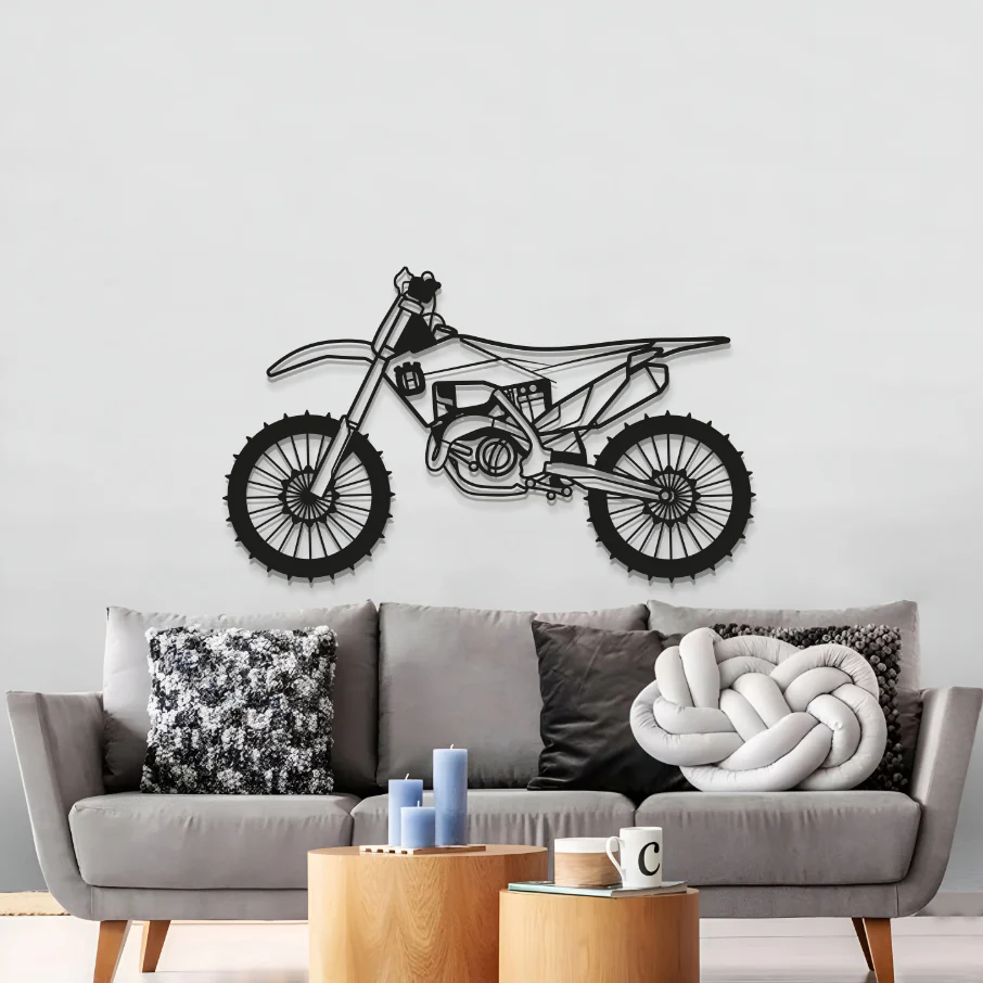Dirt Bike Wall Art | Motocross Motorcycle Wall Decor - Image 3