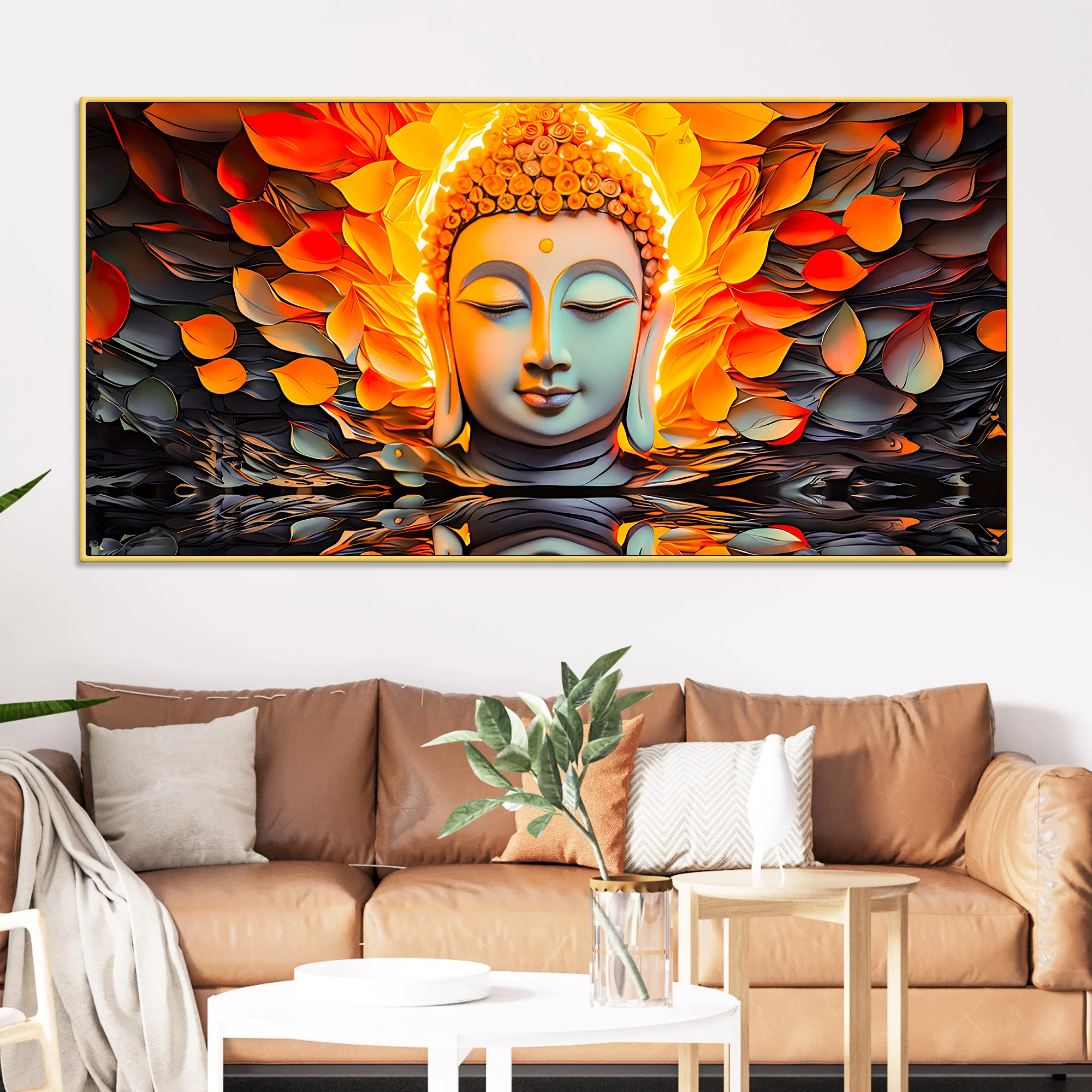 Divine Buddha Canvas Painting for Positive Energy - Image 2