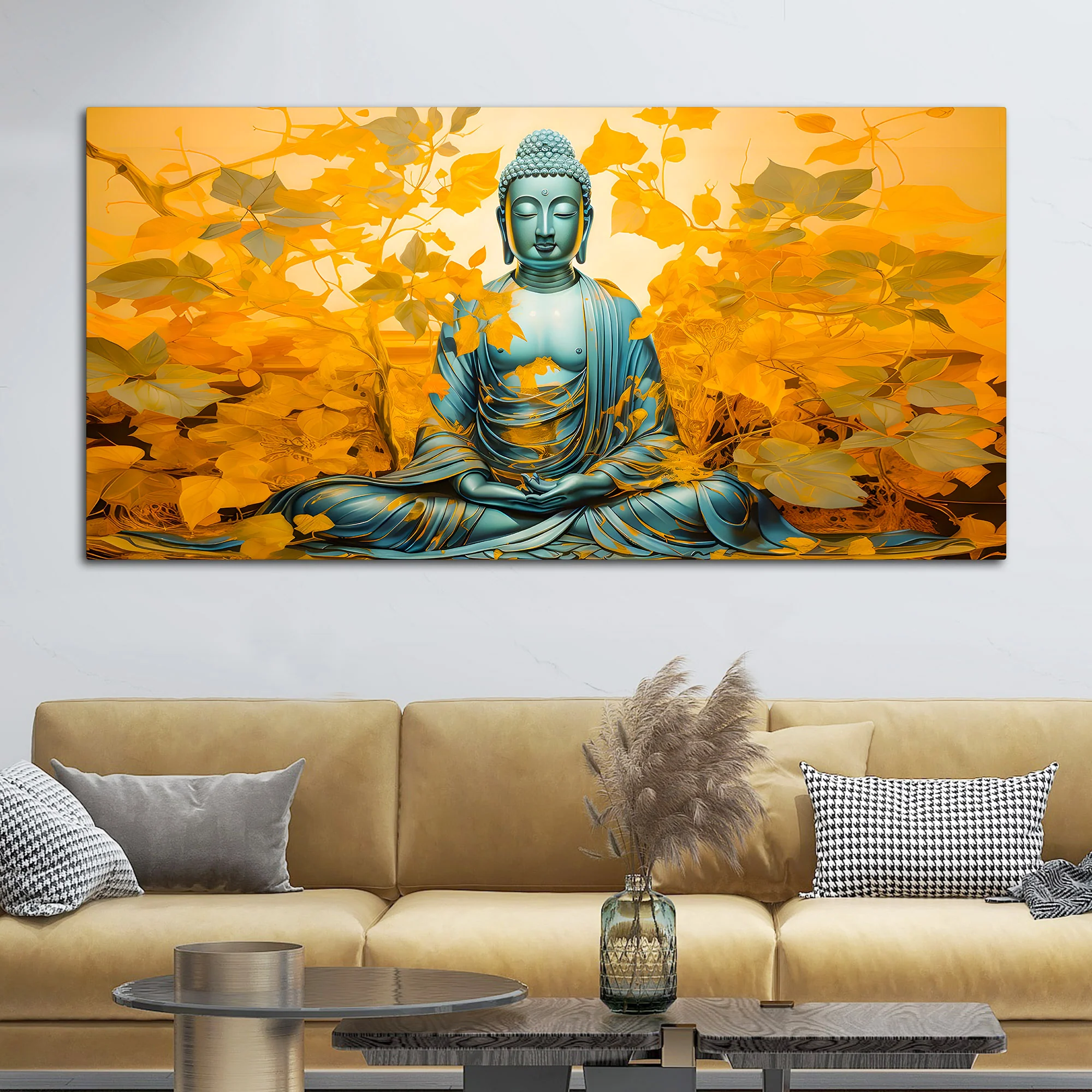 Divine Buddha Canvas Wall Painting for Home & Office - Image 3