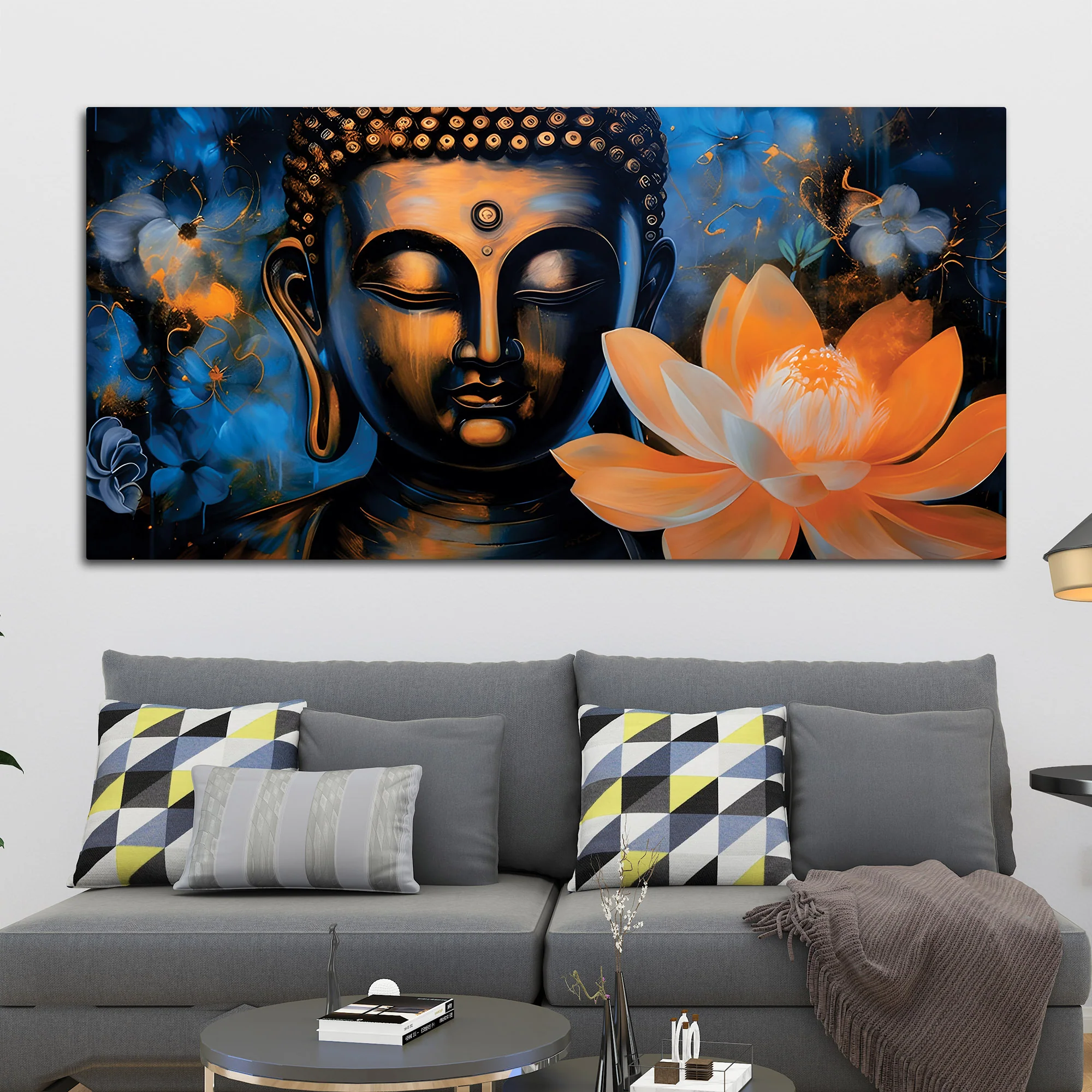 Divine Buddha Painting for Spiritual Wall Art - Image 3
