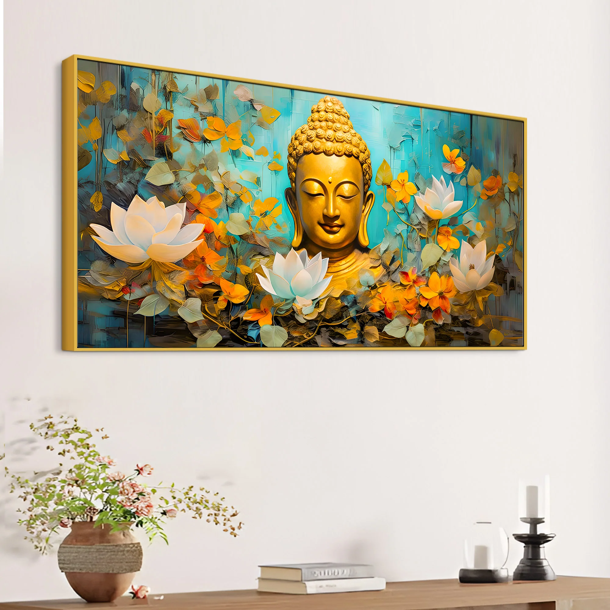 Divine Buddha Wall Painting for Home & Office Décor - Image 5
