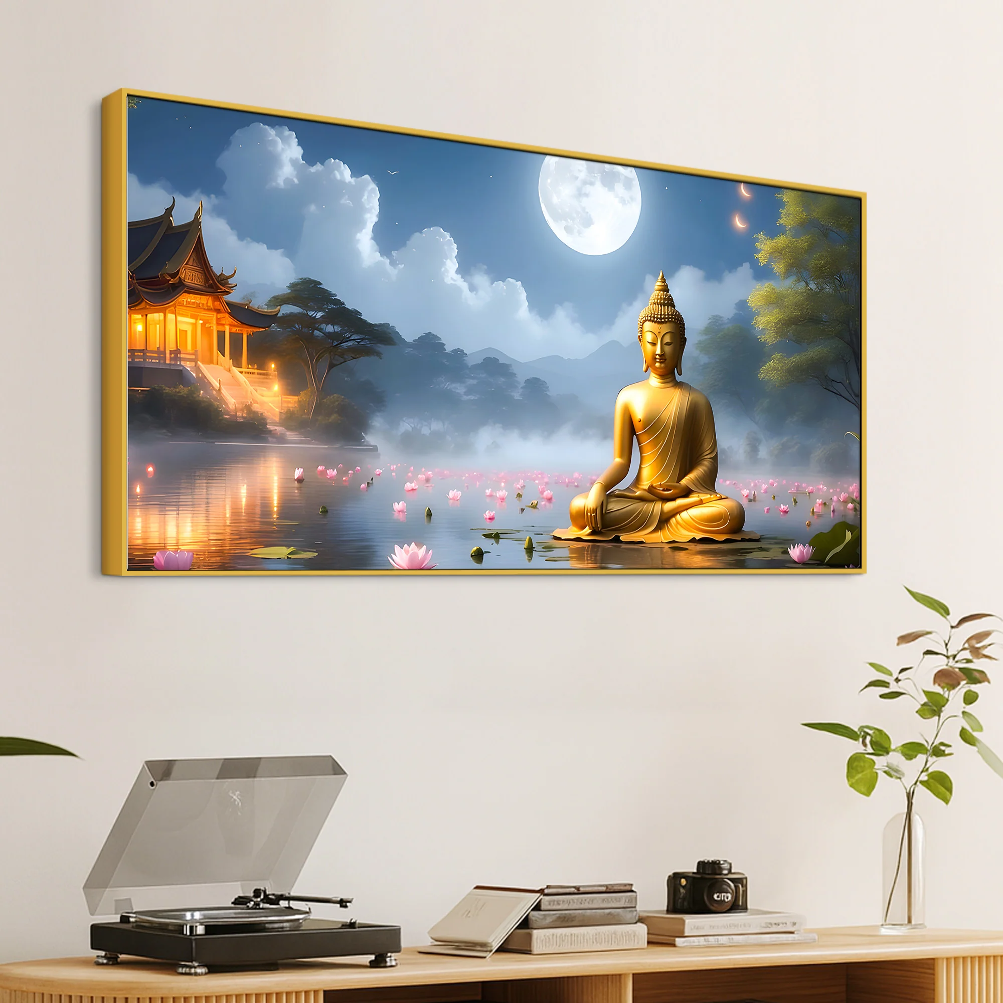 Divine & Elegant Buddha Wall Painting for Home & Office - Image 5