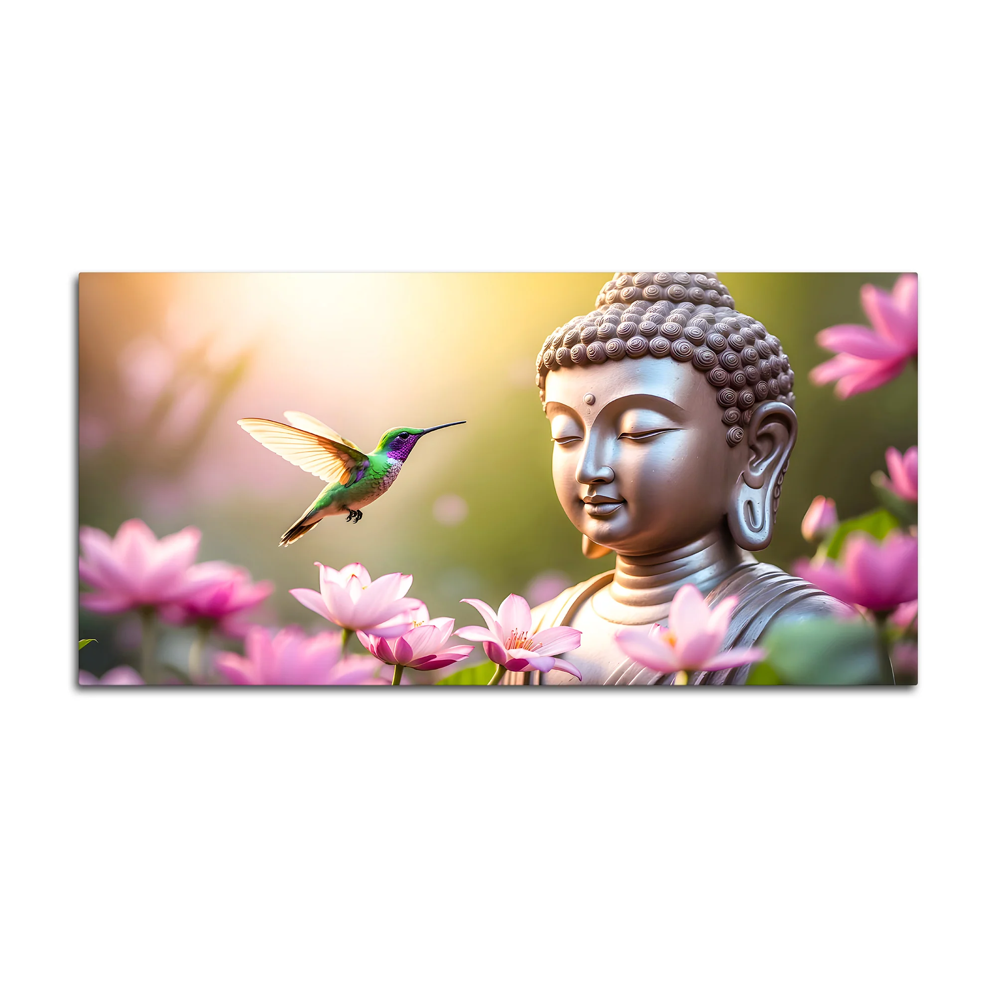 Divine Gautam Buddha Canvas Painting for Wall Decoration - Image 4