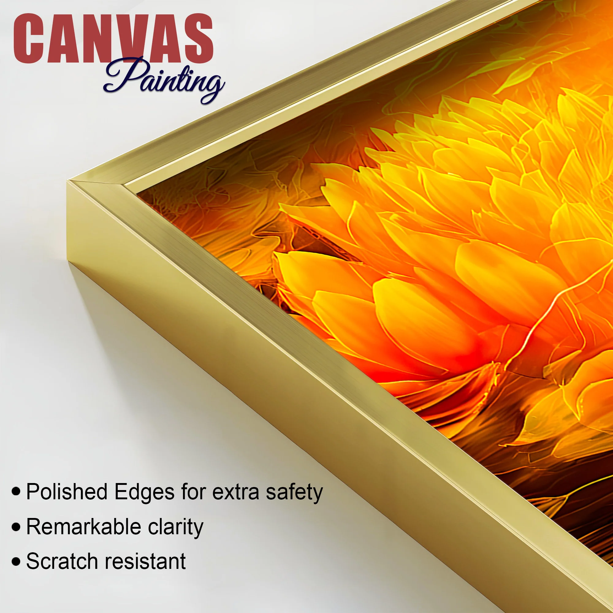 Divine Golden Buddha Lotus Canvas Painting for Peaceful Modern Home Décor - Image 6
