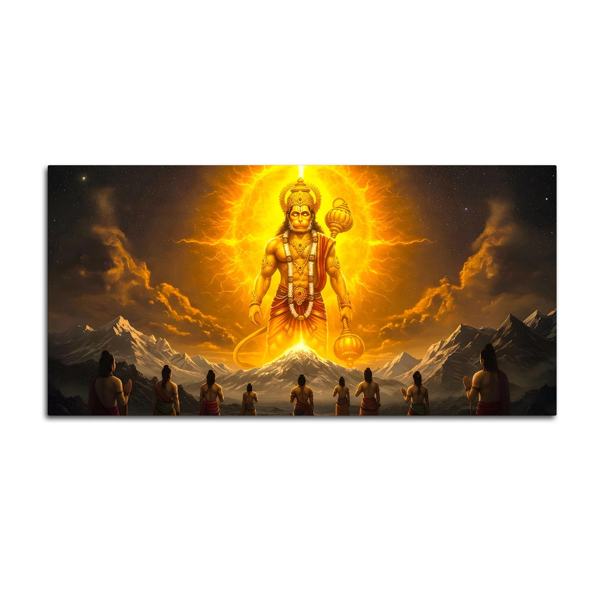 Divine Hanuman Ji Canvas Painting for Living Room & Pooja - Image 4