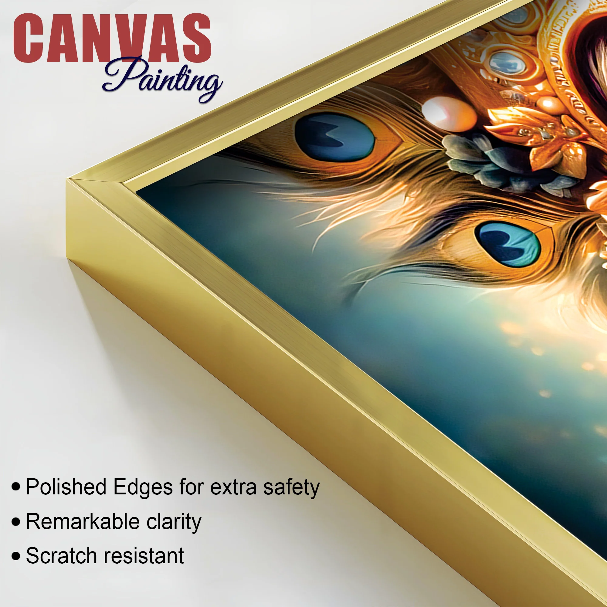 Divine Krishna Canvas Painting for Elegant Living Room Wall - Image 6