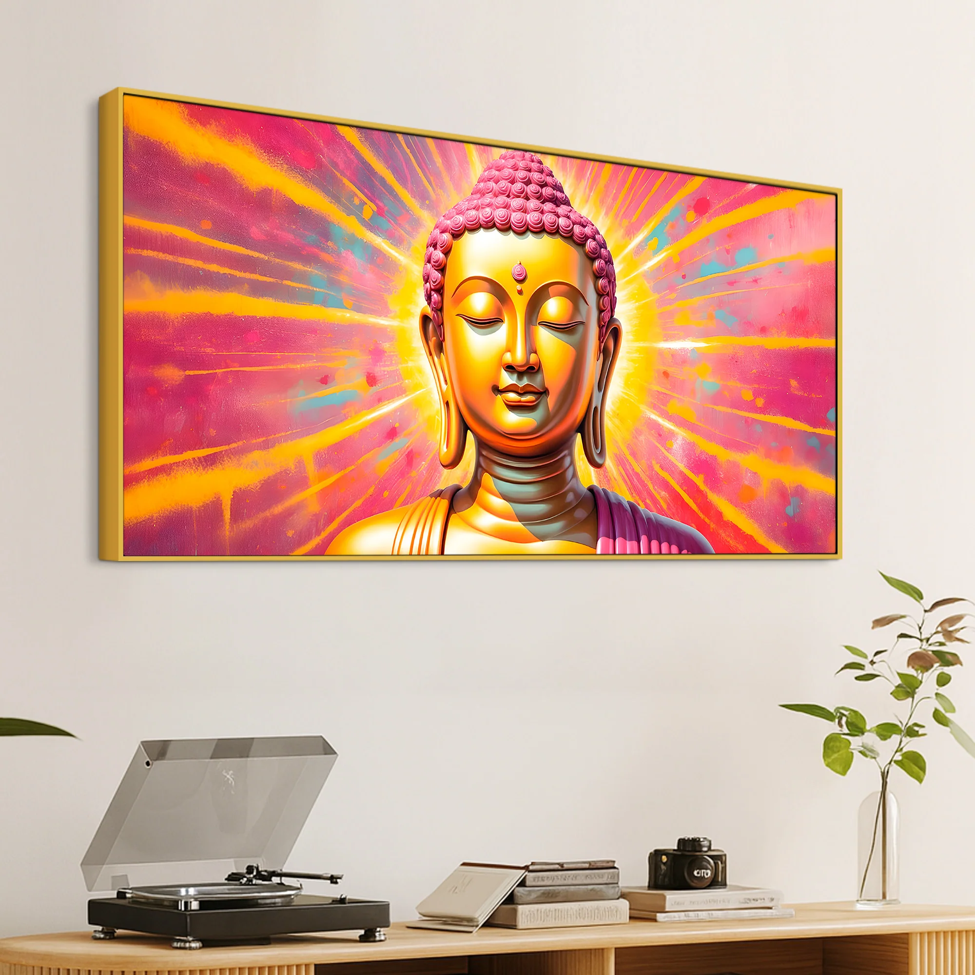 Divine Lord Buddha Canvas Décor Painting - Image 5