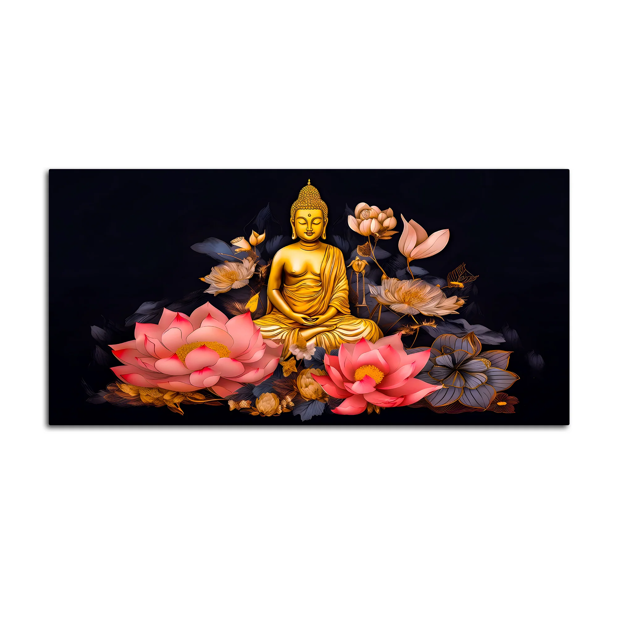Divine Lord Buddha Canvas Painting for Elegant Home Decoration - Image 4