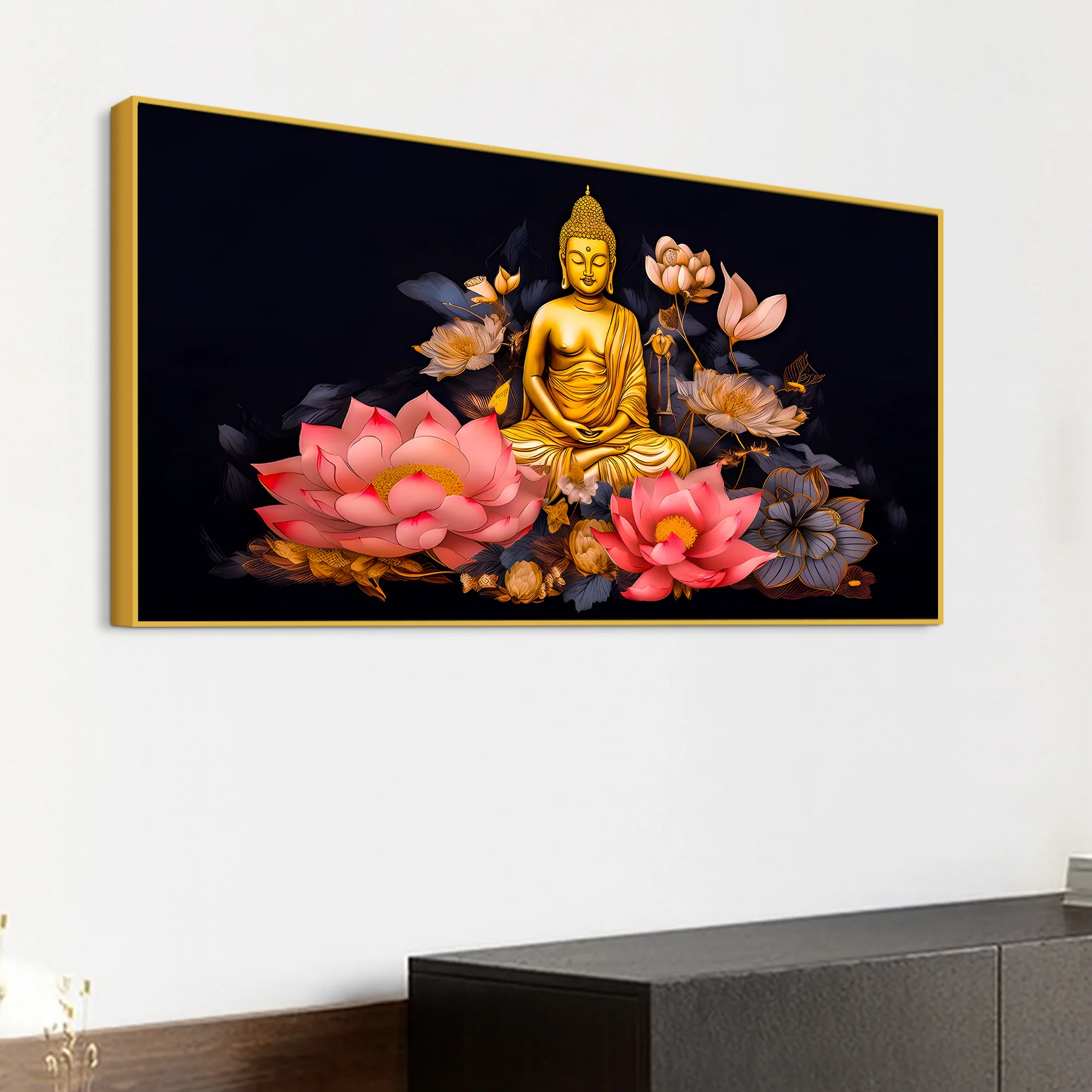 Divine Lord Buddha Canvas Painting for Elegant Home Decoration - Image 5