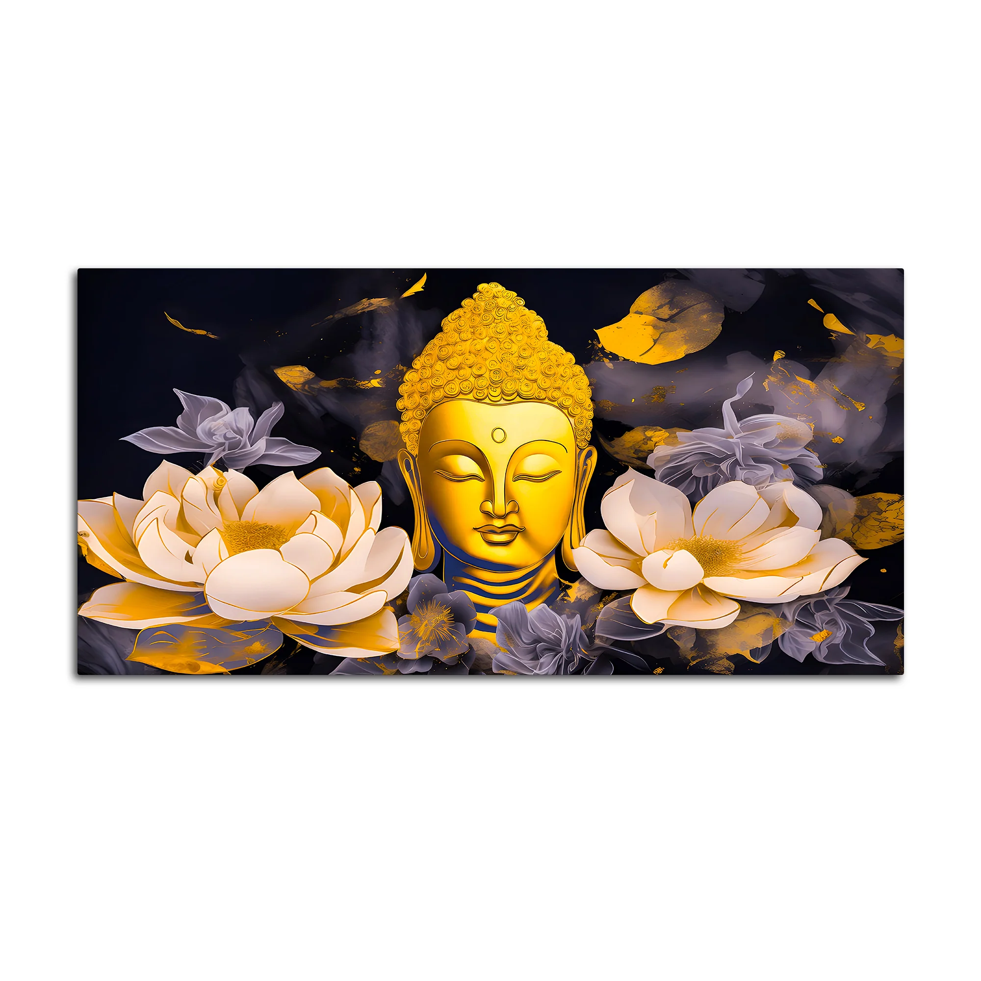 Divine Lord Buddha Canvas Painting for Home & Living Room - Image 4