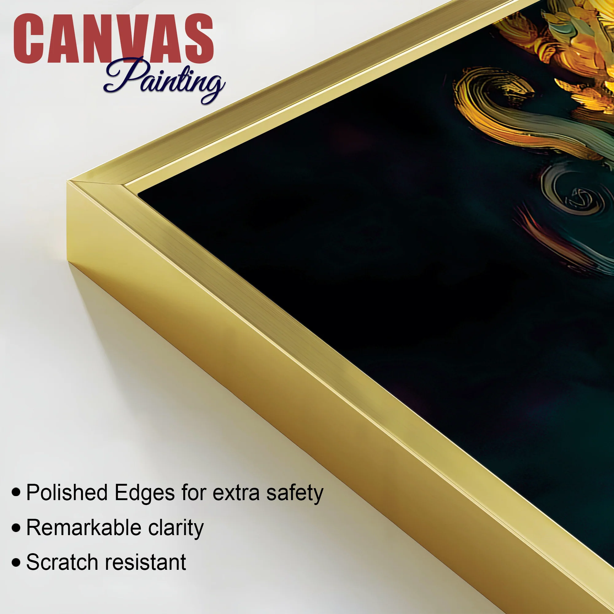 Divine Lord Krishna Canvas Painting for Wall Decor - Image 6