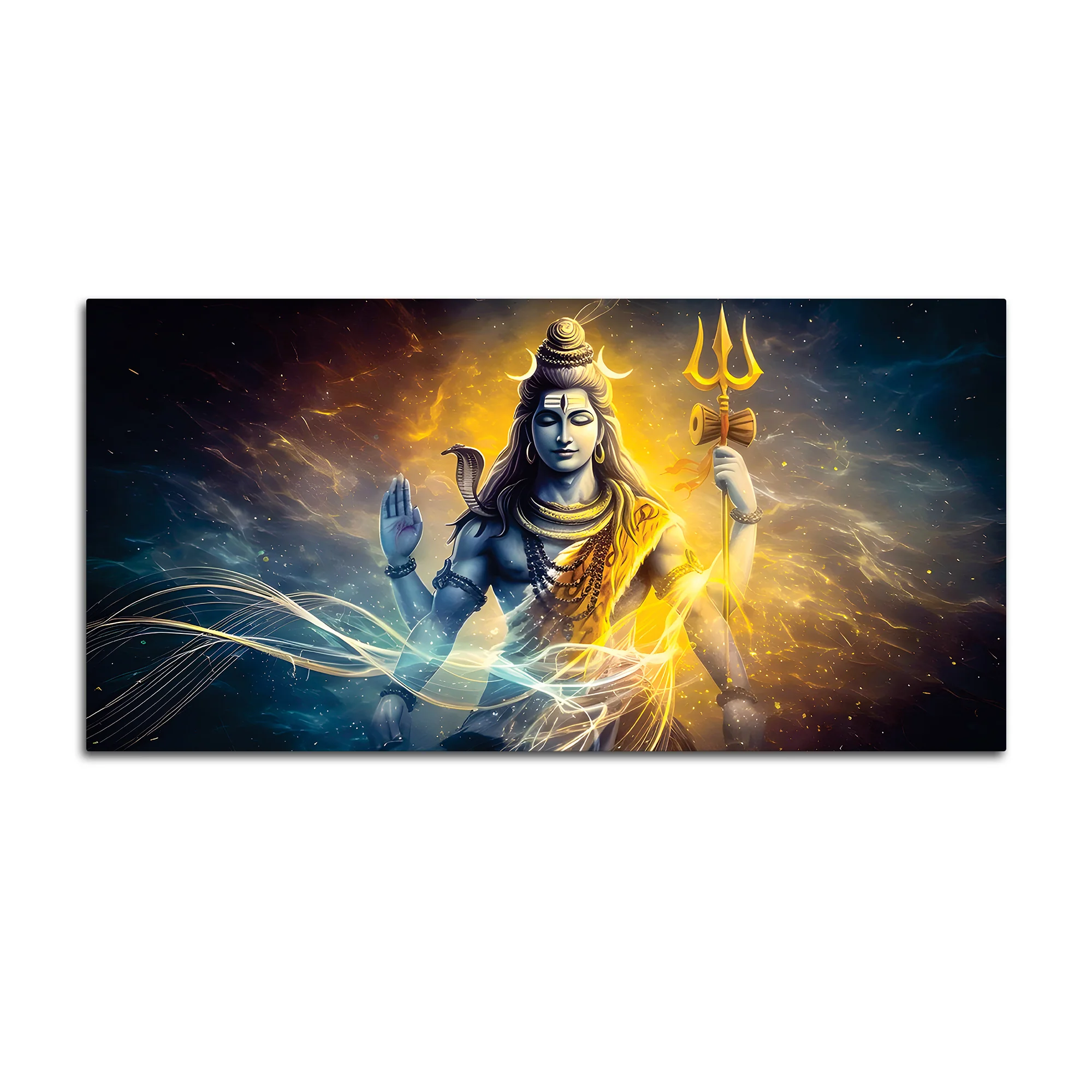 Divine Mahadev Wall Painting for Spiritual Home Styling - Image 4