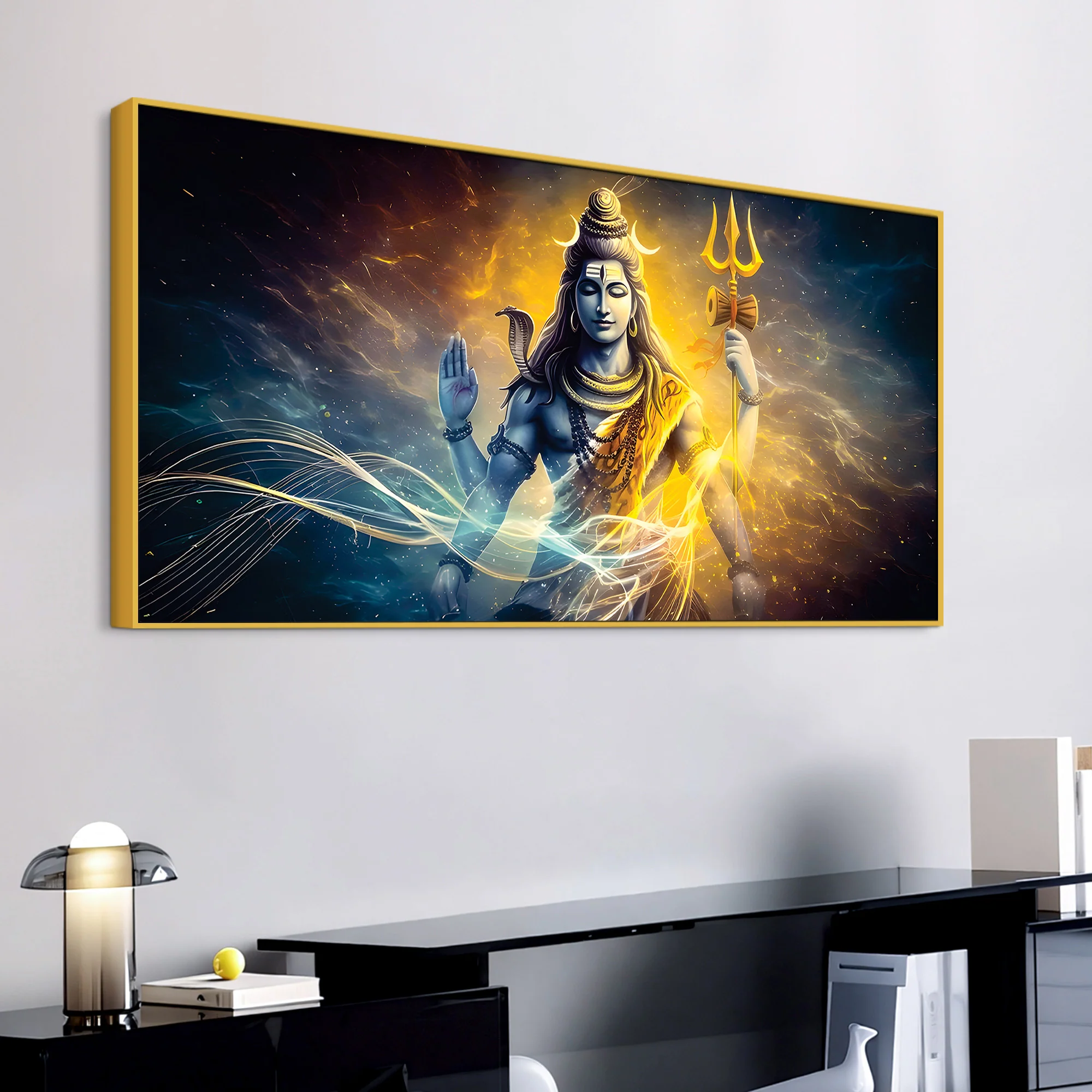 Divine Mahadev Wall Painting for Spiritual Home Styling - Image 5