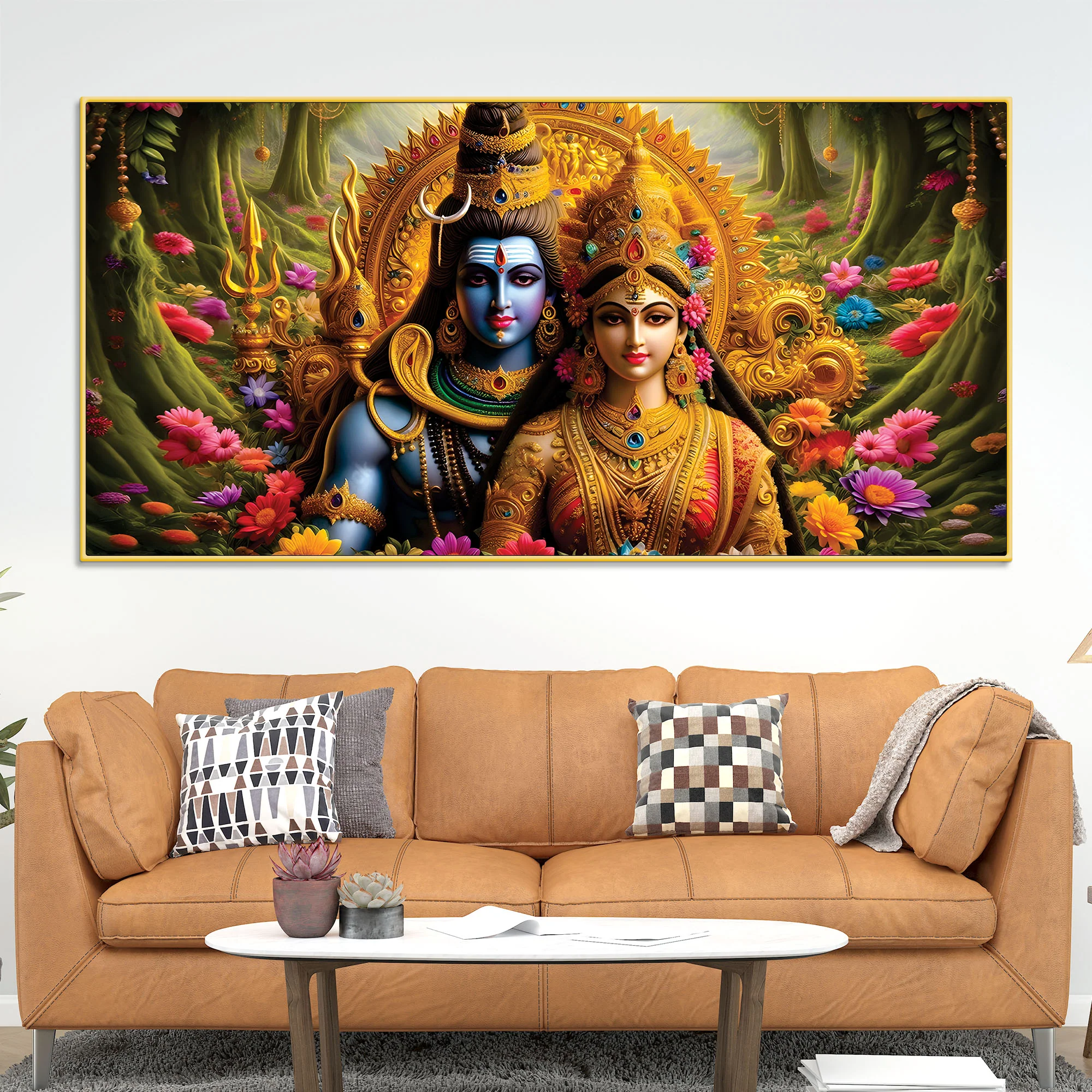 Divine Shiva Canvas Painting for Positive Energy Home Decor - Image 2