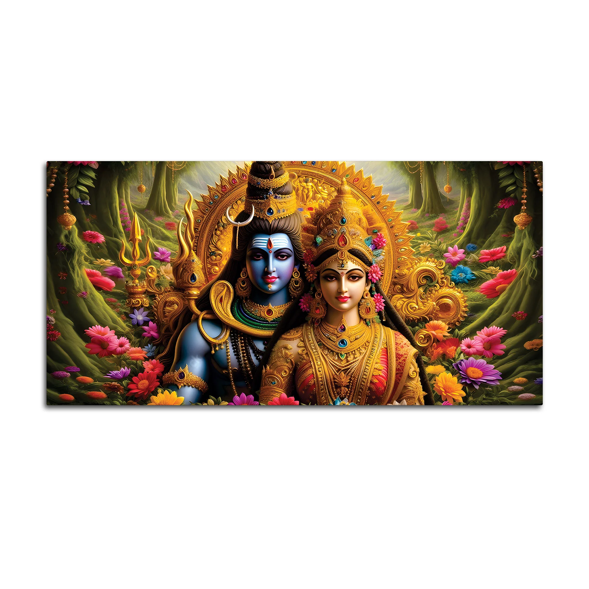 Divine Shiva Canvas Painting for Positive Energy Home Decor - Image 4