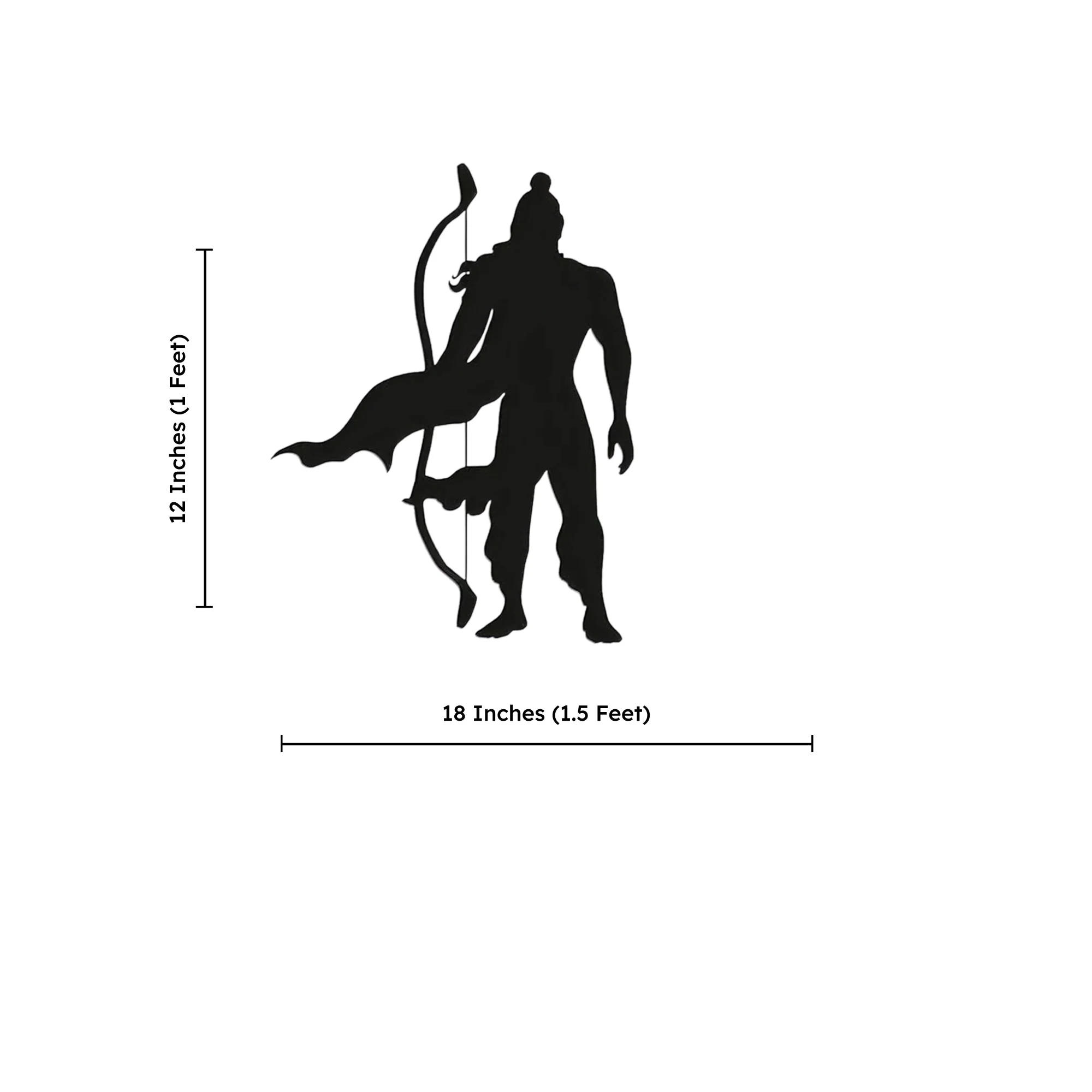 Divine Shree Ram Metal Art Devotion Wall Decor - Image 4