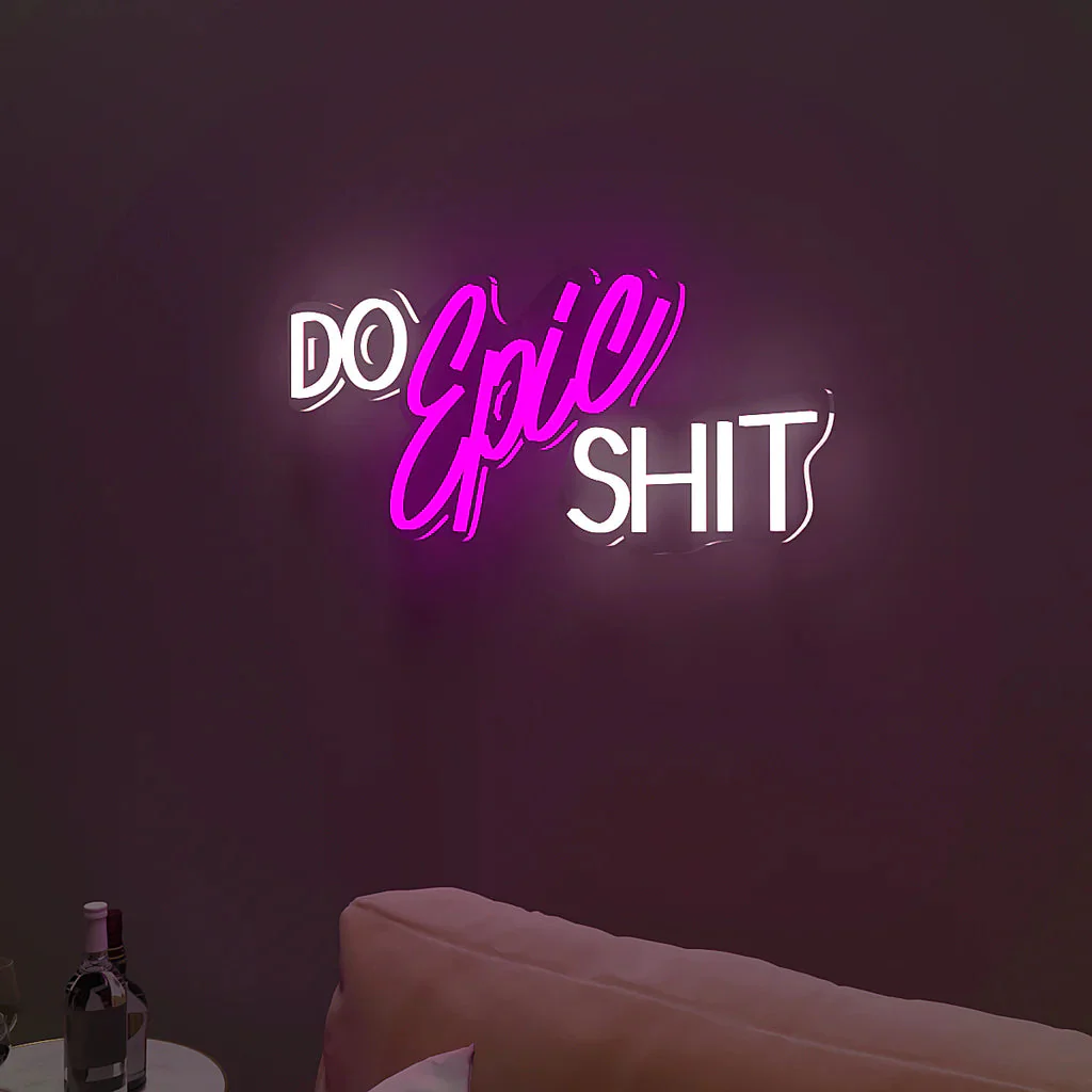 Do Epic Shit Text LED Neon Light - Image 2
