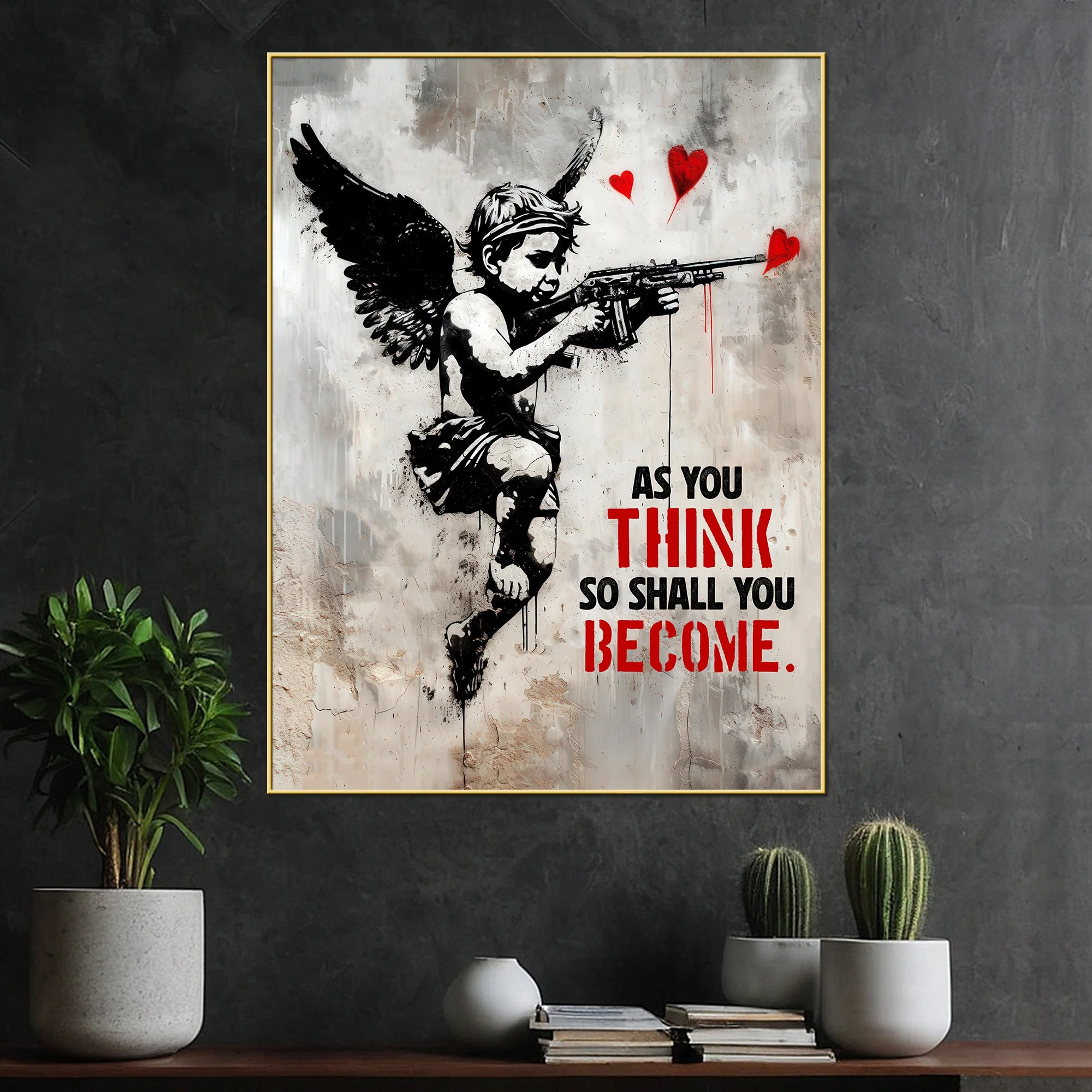 Don'T Kill Bonzo Vibes Cotton Canvas Wall Painting - Image 2