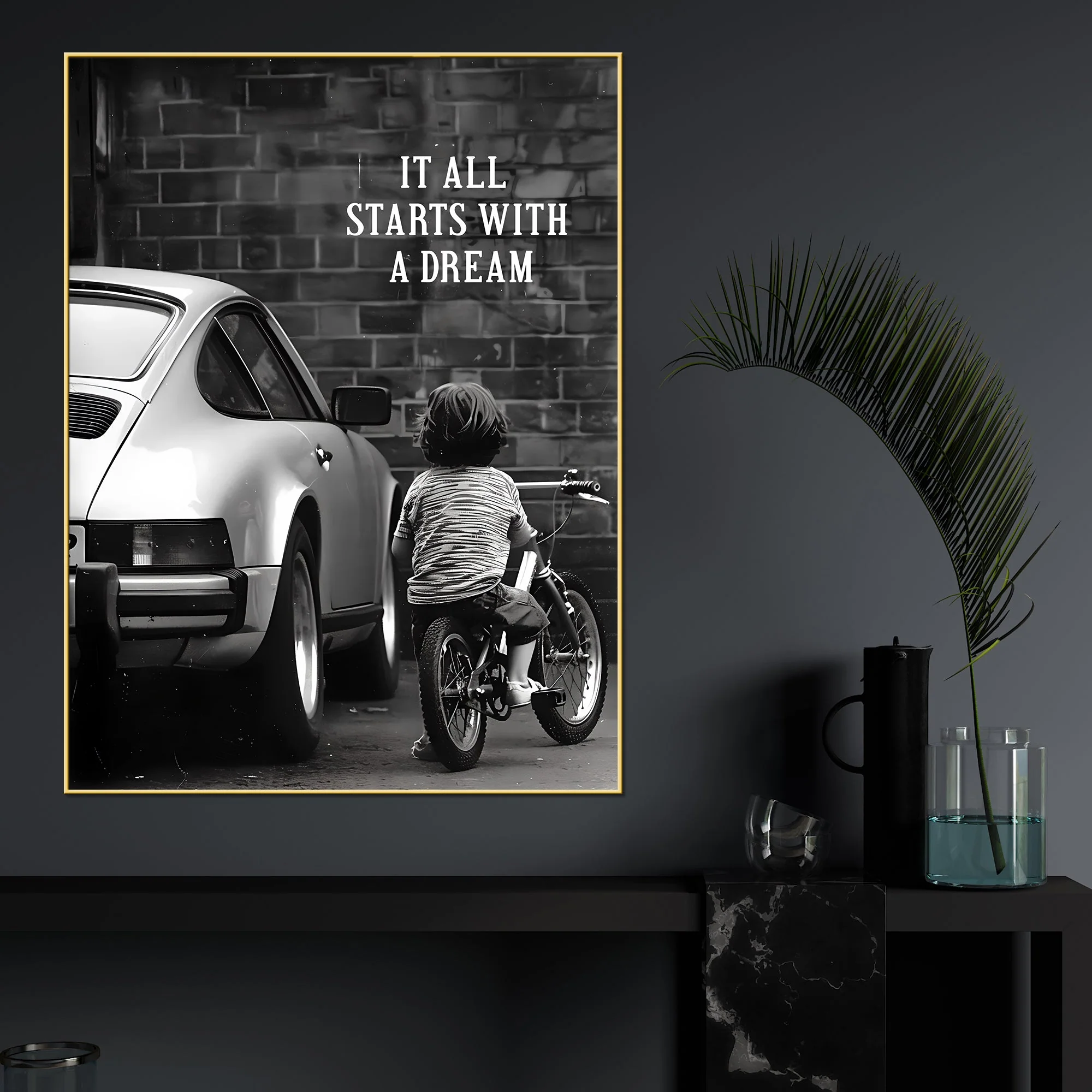 Dream Of Kid Cotton Canvas Wall Painting - Image 2