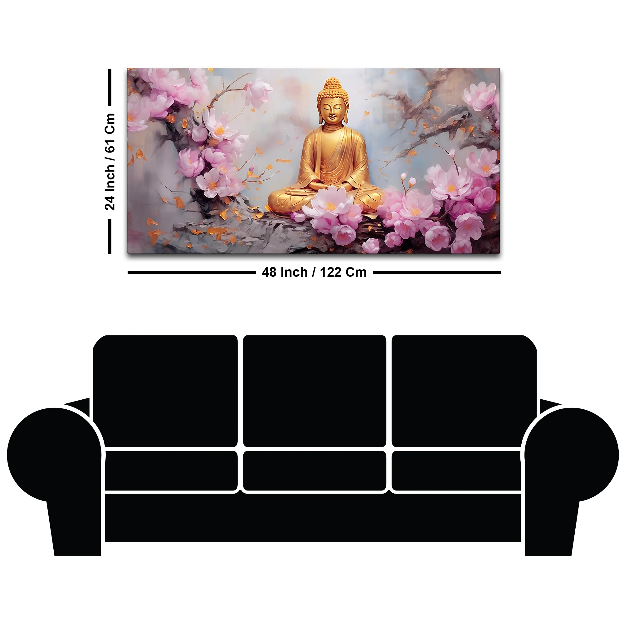 Elegant Buddha Painting for Stylish Home Decoration - Image 8