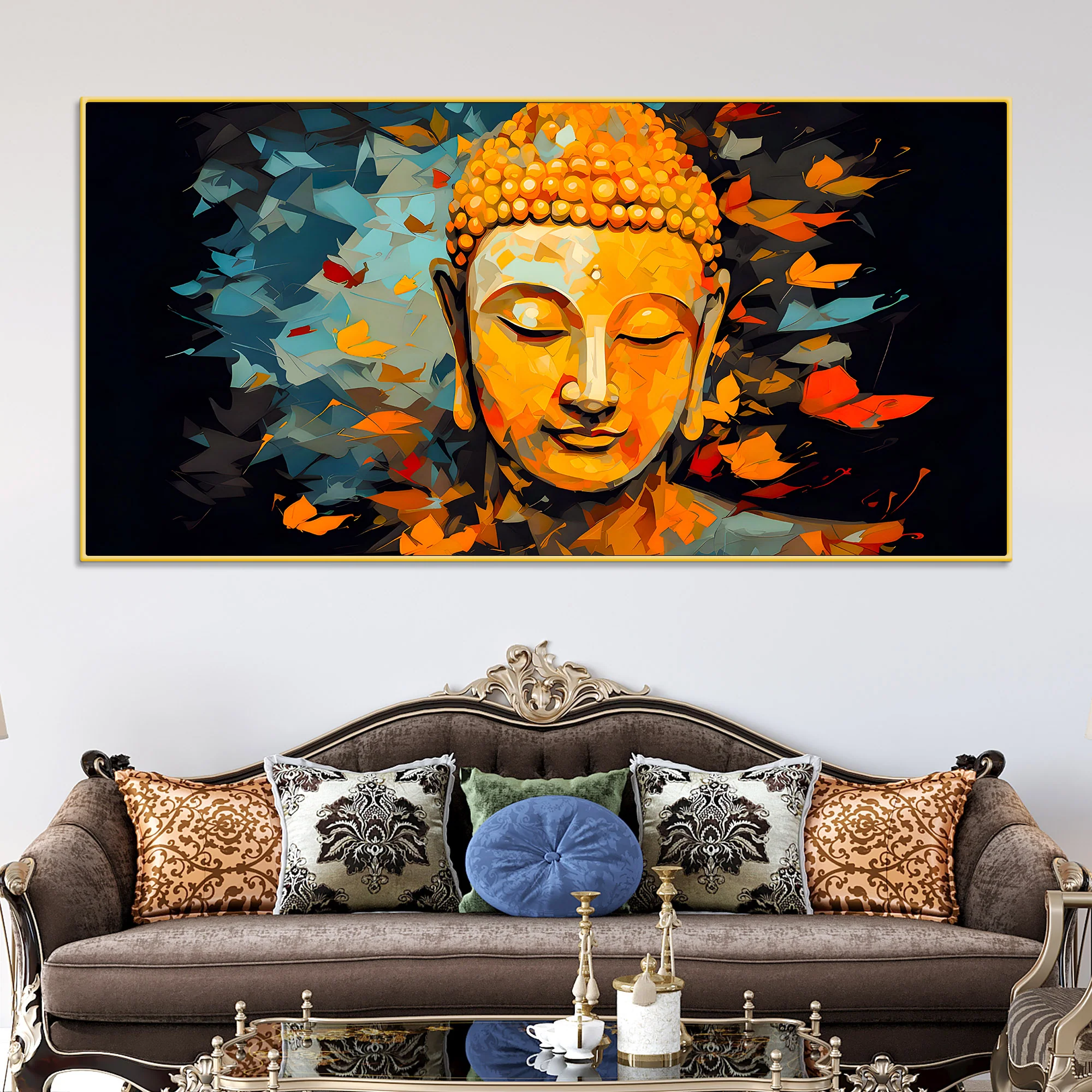 Elegant Buddha Wall Canvas Painting for Wall Decoration - Image 2