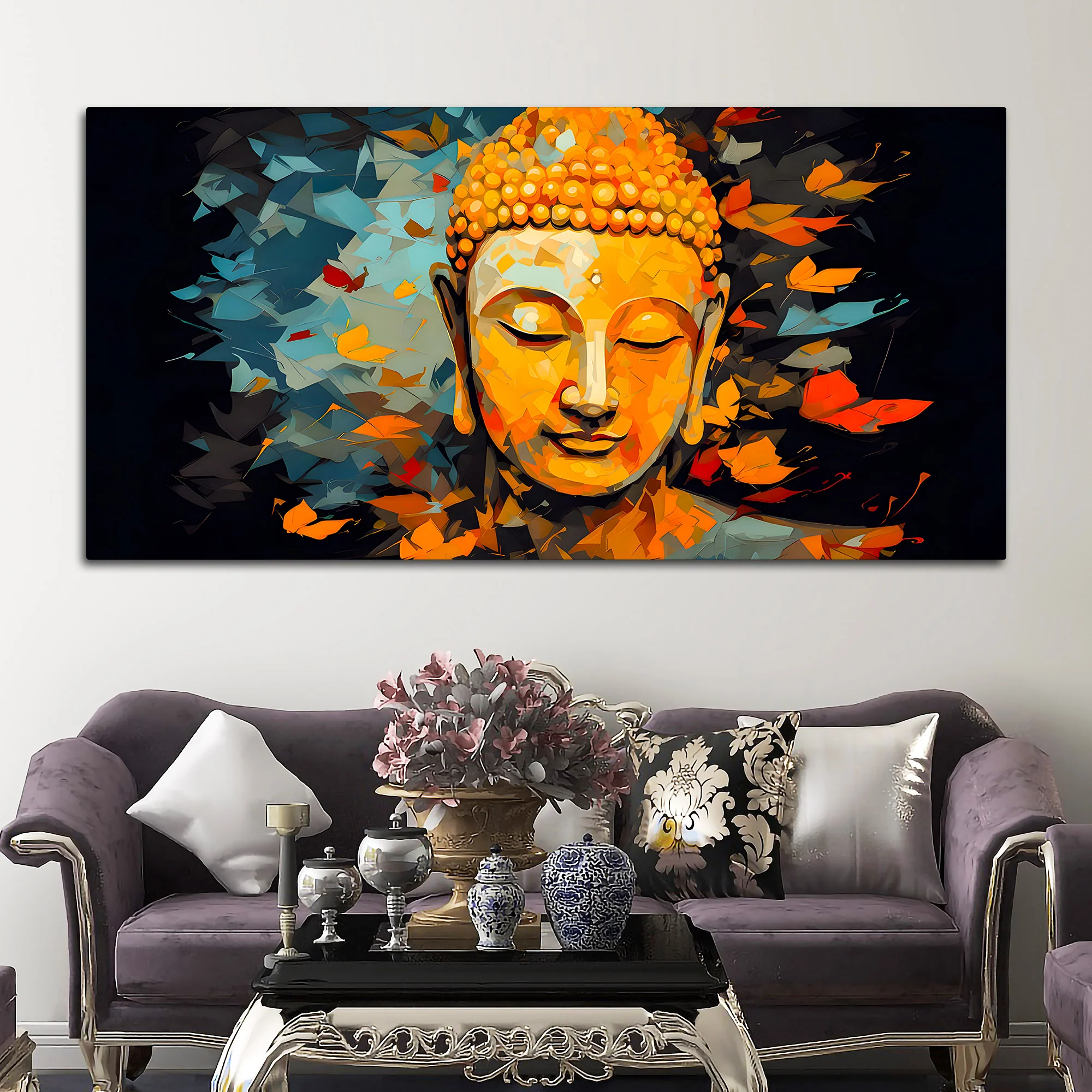 Elegant Buddha Wall Canvas Painting for Wall Decoration - Image 3