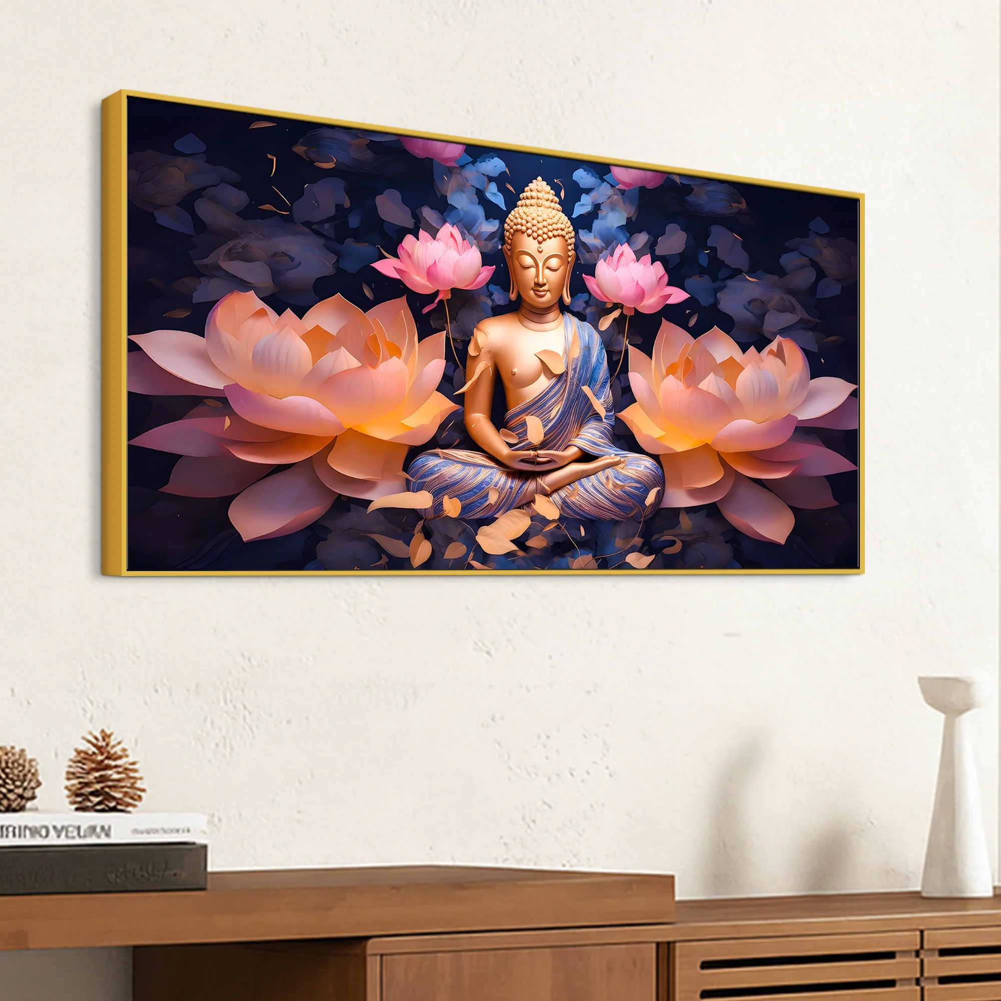 Elegant Buddha Wall Painting for Premium Home Decoration - Image 5