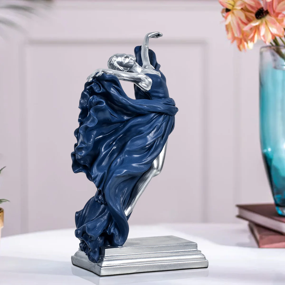 Elegant Dancing Girl Statue Table Decoration Showpiece - Image 3