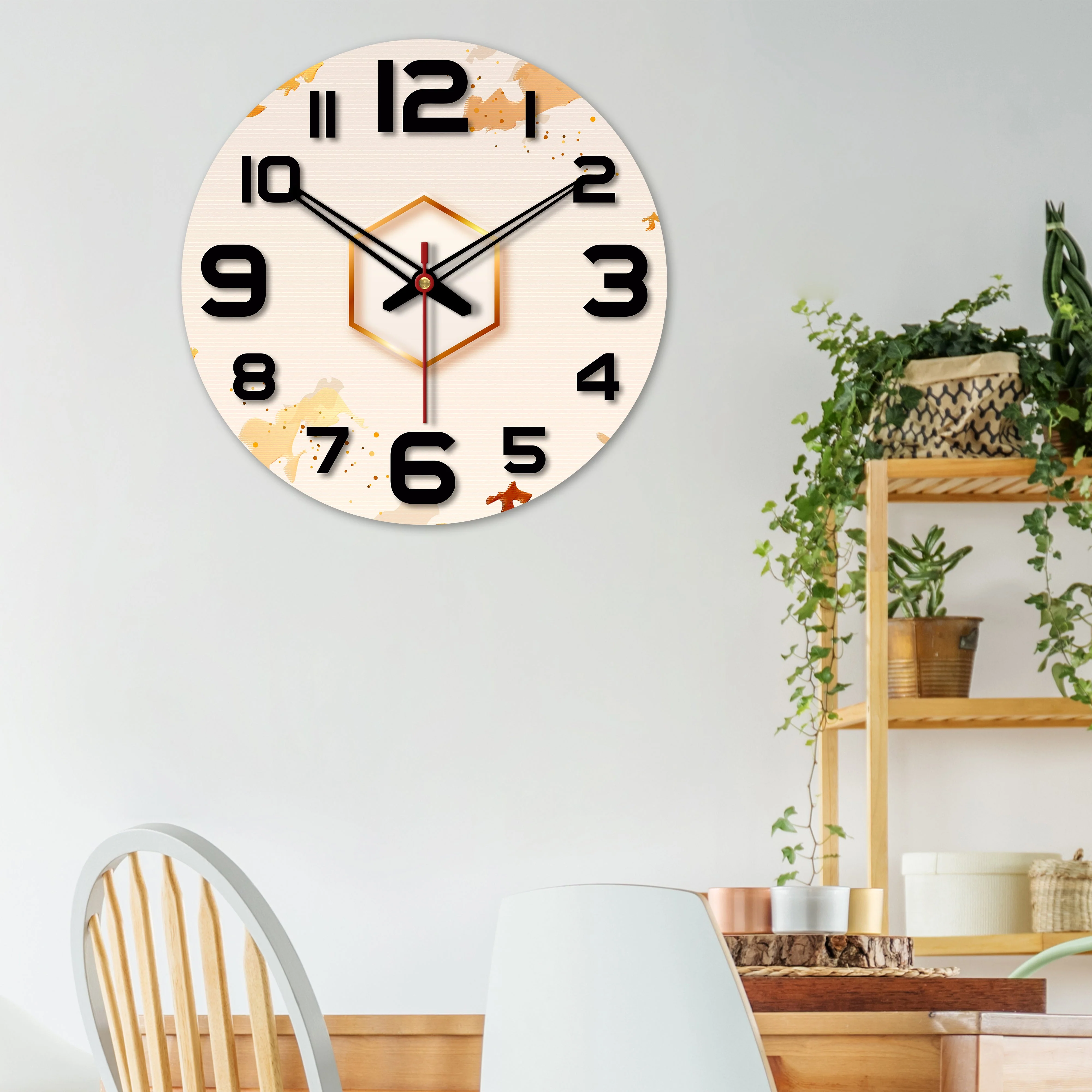 Elegant Design Wooden Wall Clock - Image 2