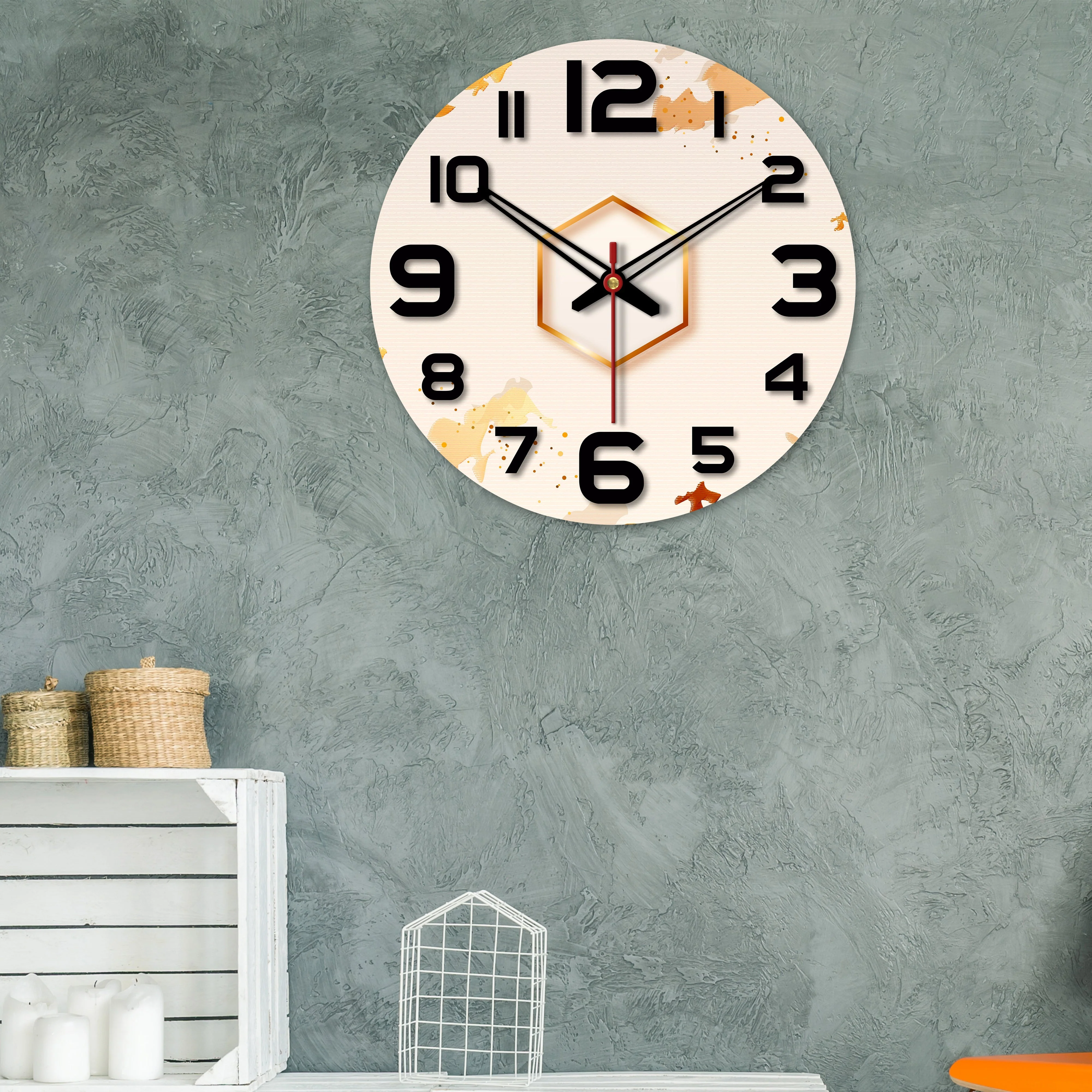 Elegant Design Wooden Wall Clock - Image 4