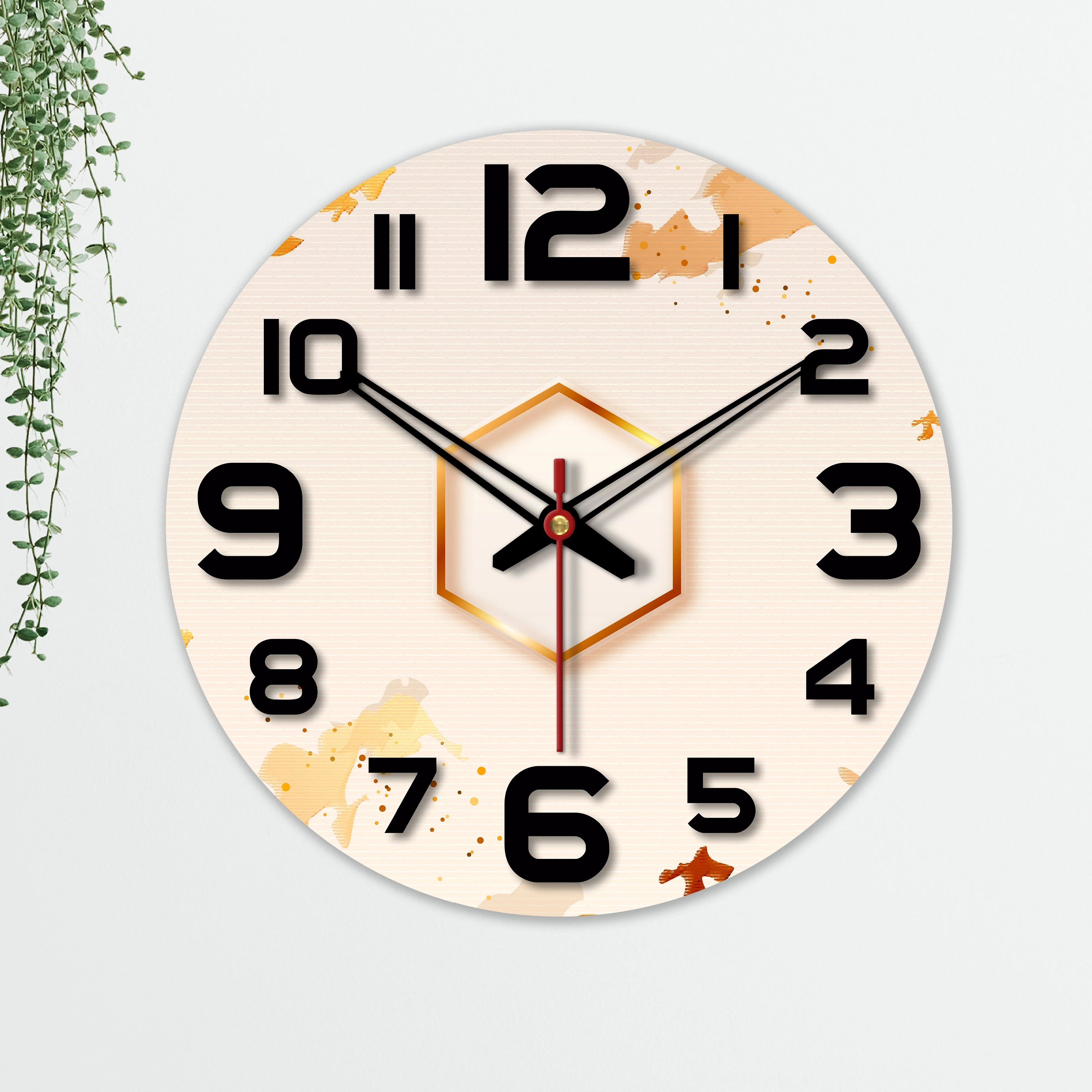 Elegant Design Wooden Wall Clock - Image 5