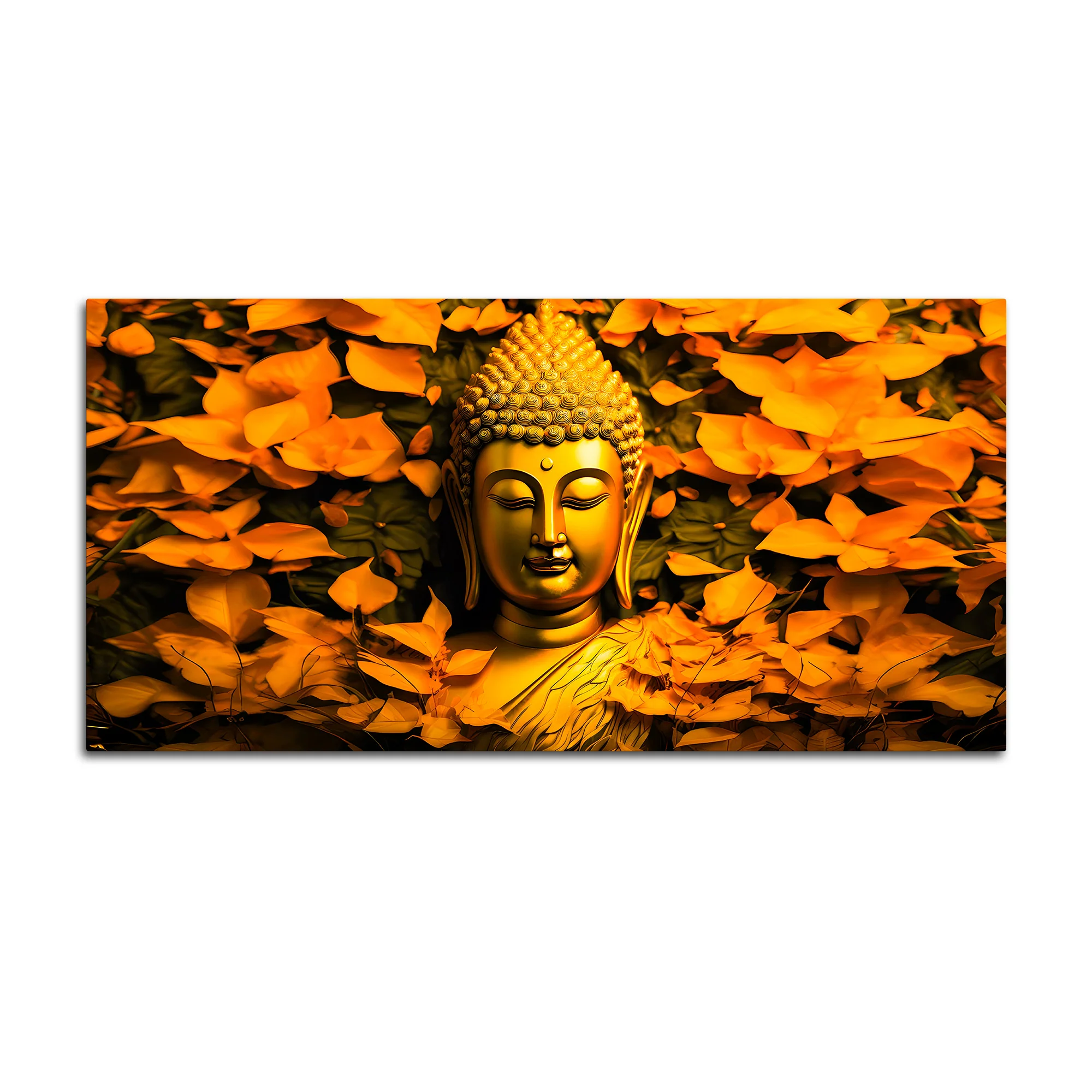 Elegant Divine Buddha Canvas Wall Décor Painting - Image 4