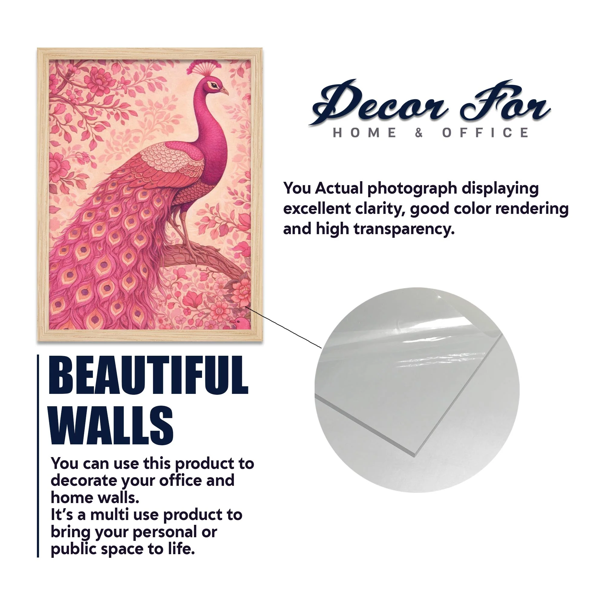 Elegant Feminine Ethnic Wall Frame Set of Four - Image 6