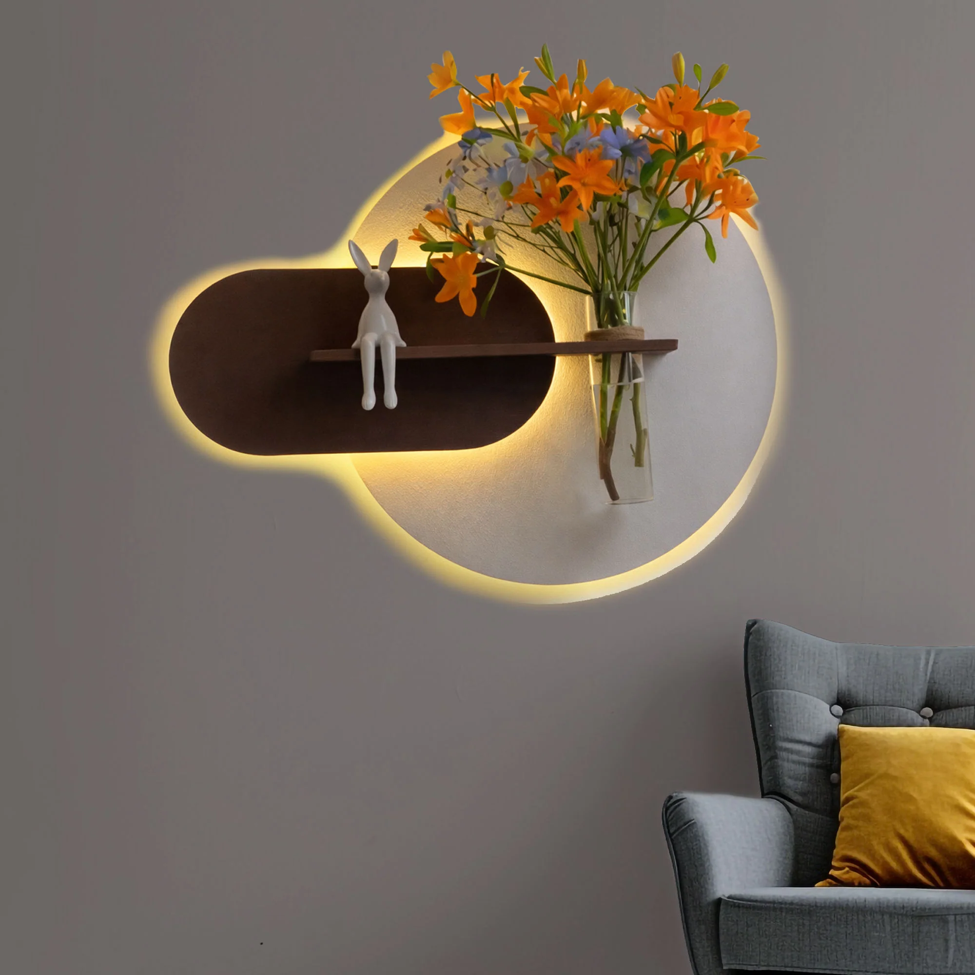 Elegant LED Wall Mounted Decor for Bedroom and Living Room - Image 4
