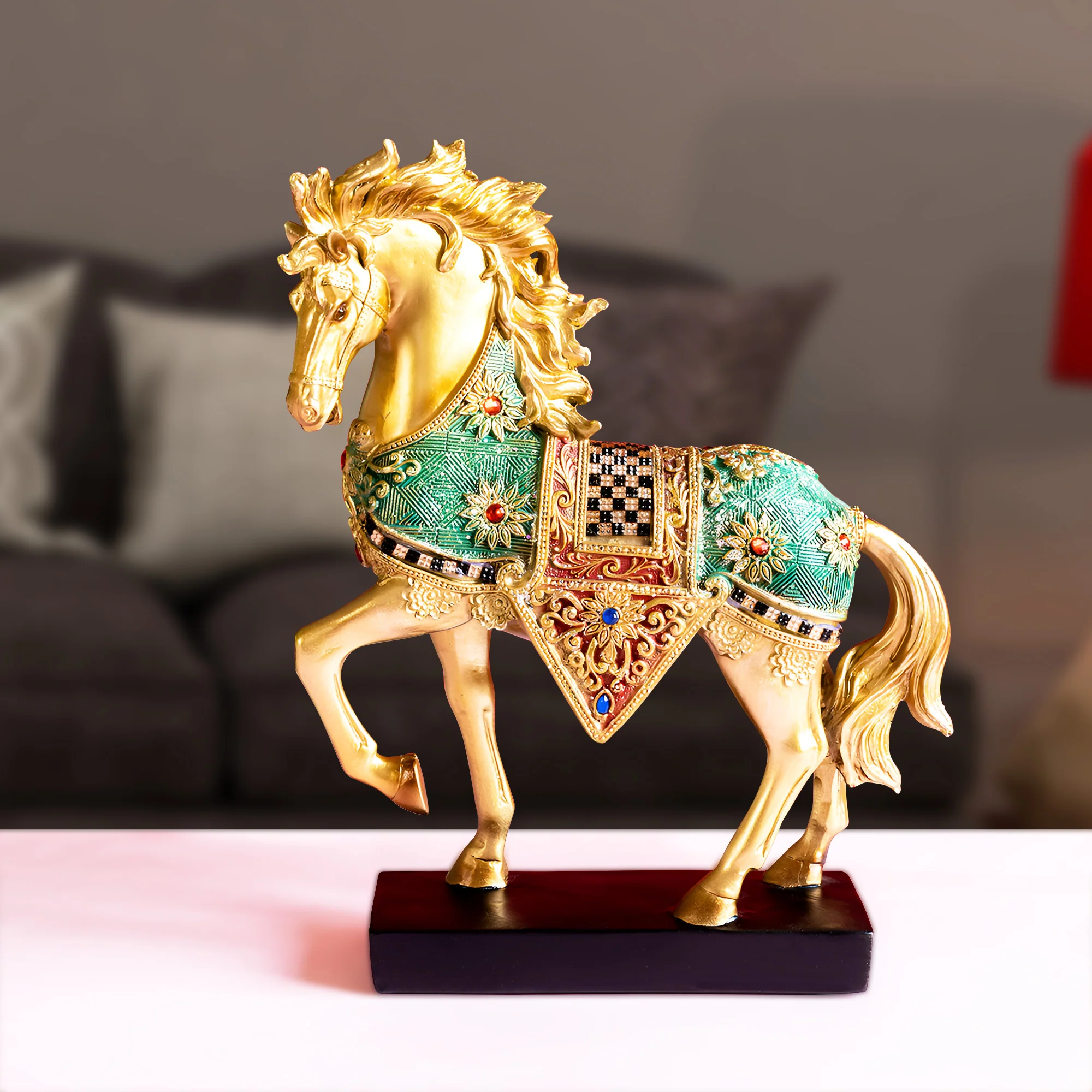 Elegant Linga Horse Showpiece - Image 3