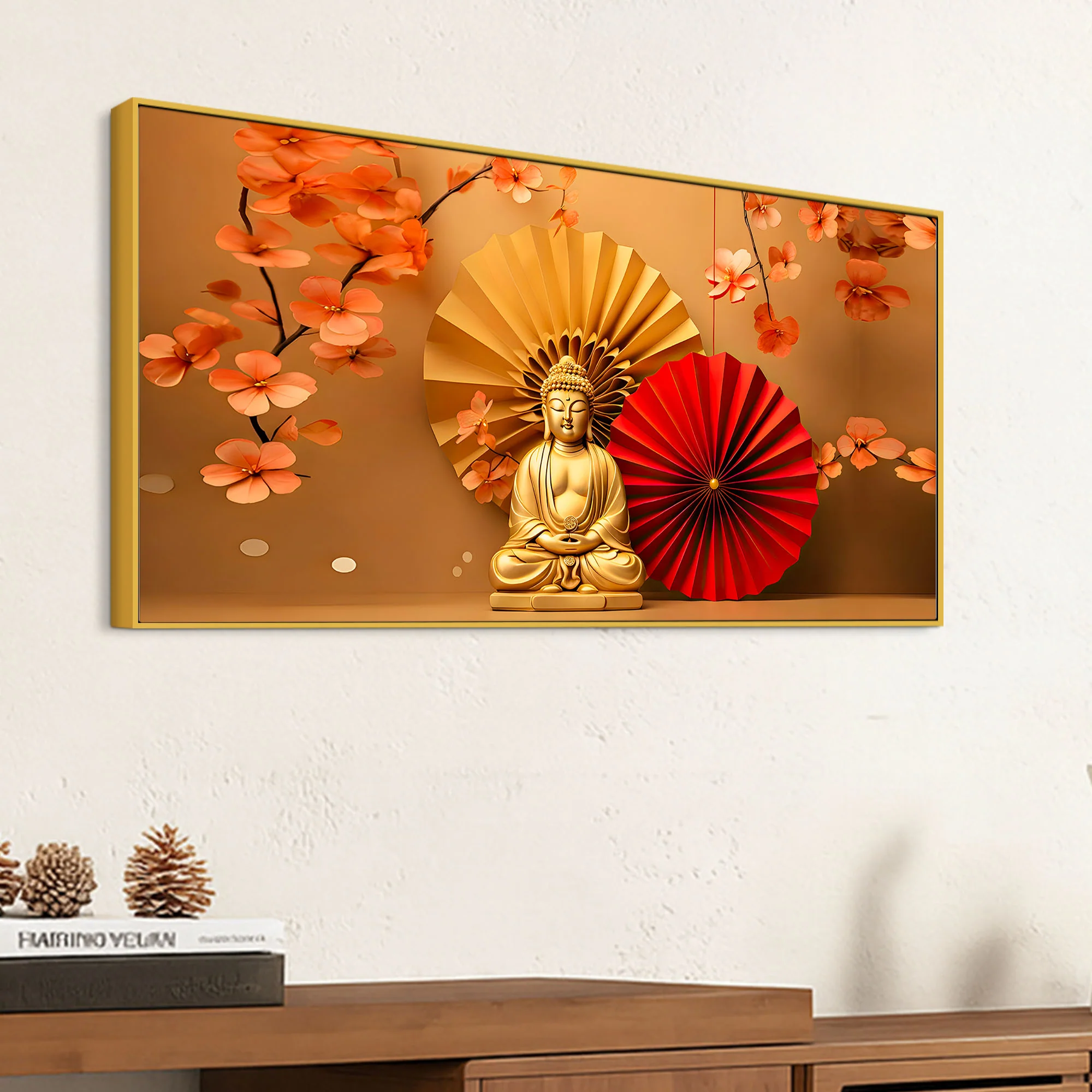 Elegant Luxury Buddha Wall Painting for Modern Living Room - Image 5