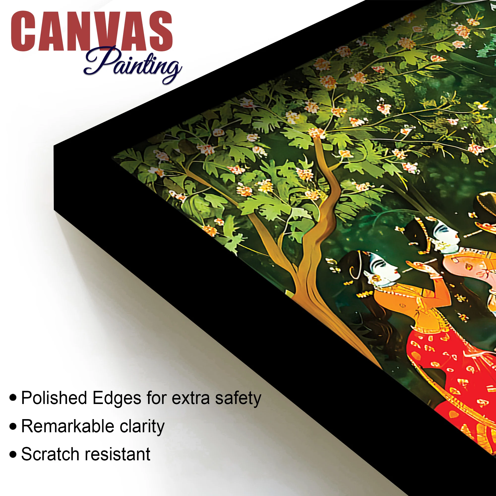 Elegant Raslila Spiritual Canvas Painting for Wall Décor - Image 6