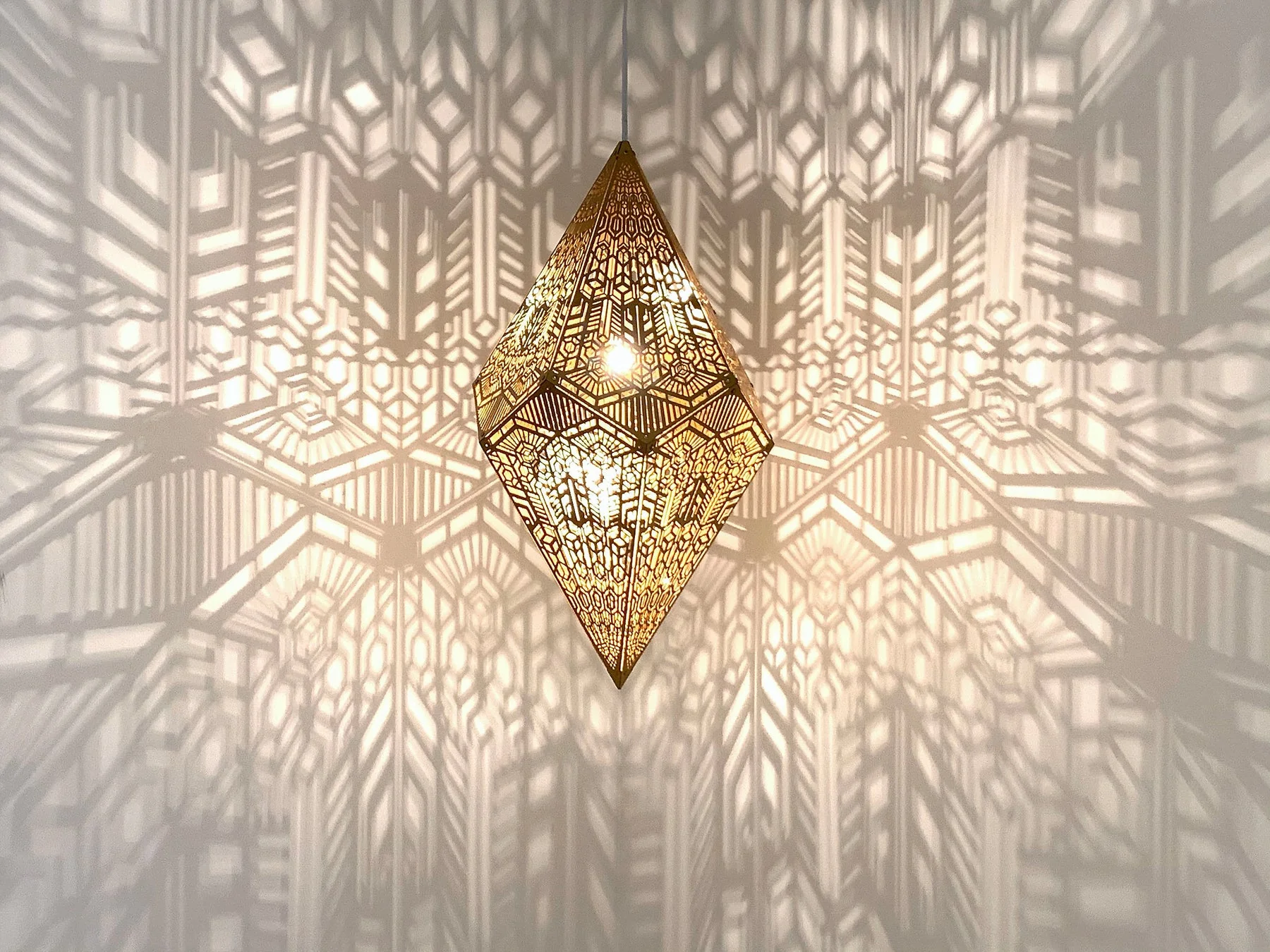 Elegant Shadow Design Ceiling Lamp - Image 11